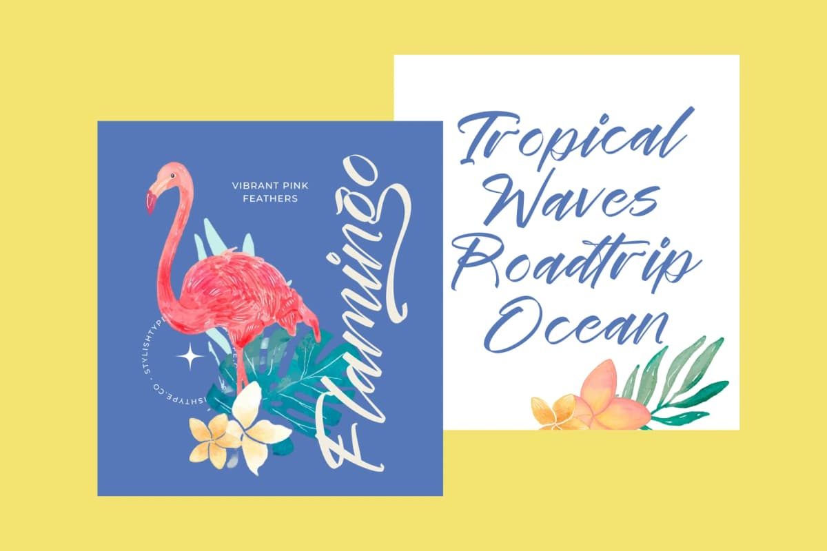 Preview 2 for Festival Routes - Modern Script Font