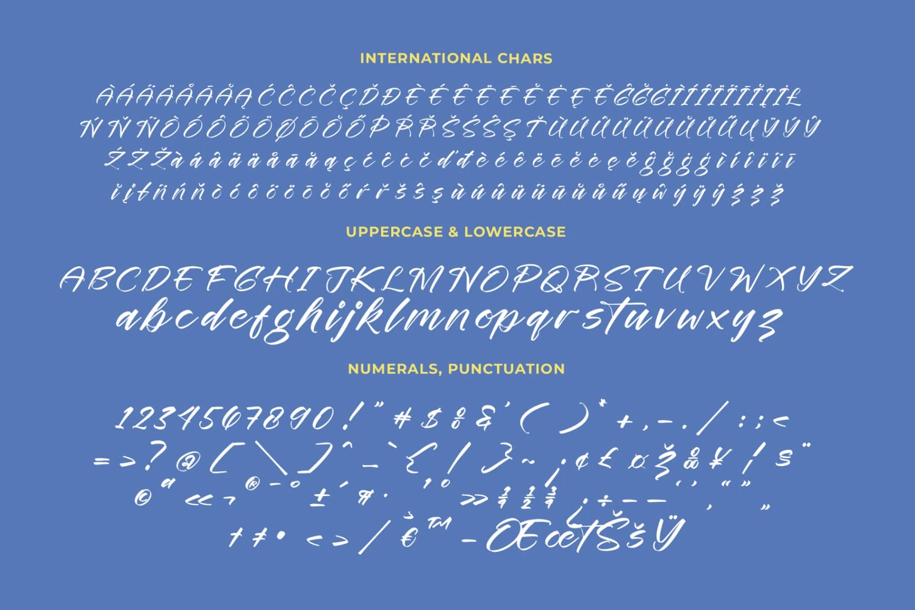 Preview 13 for Festival Routes - Modern Script Font