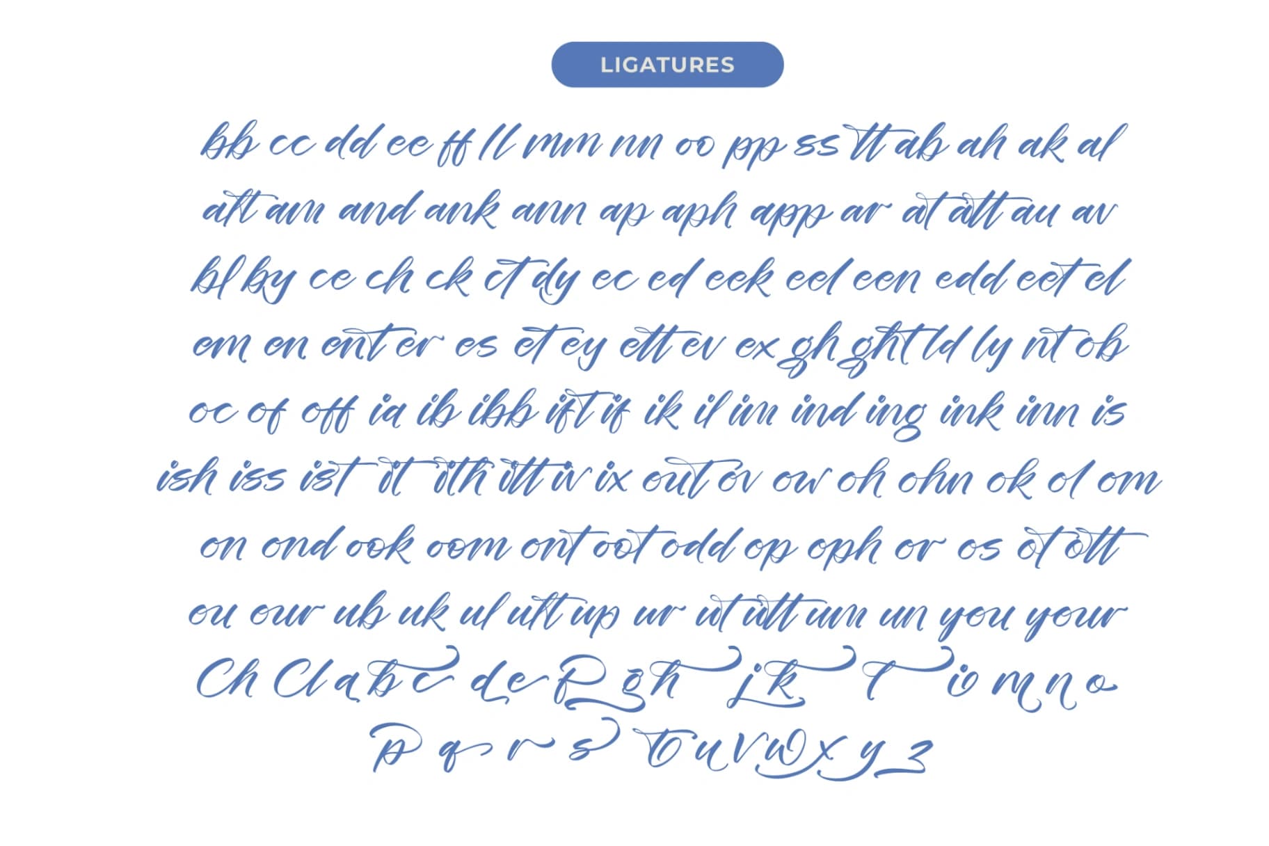 Preview 14 for Festival Routes - Modern Script Font