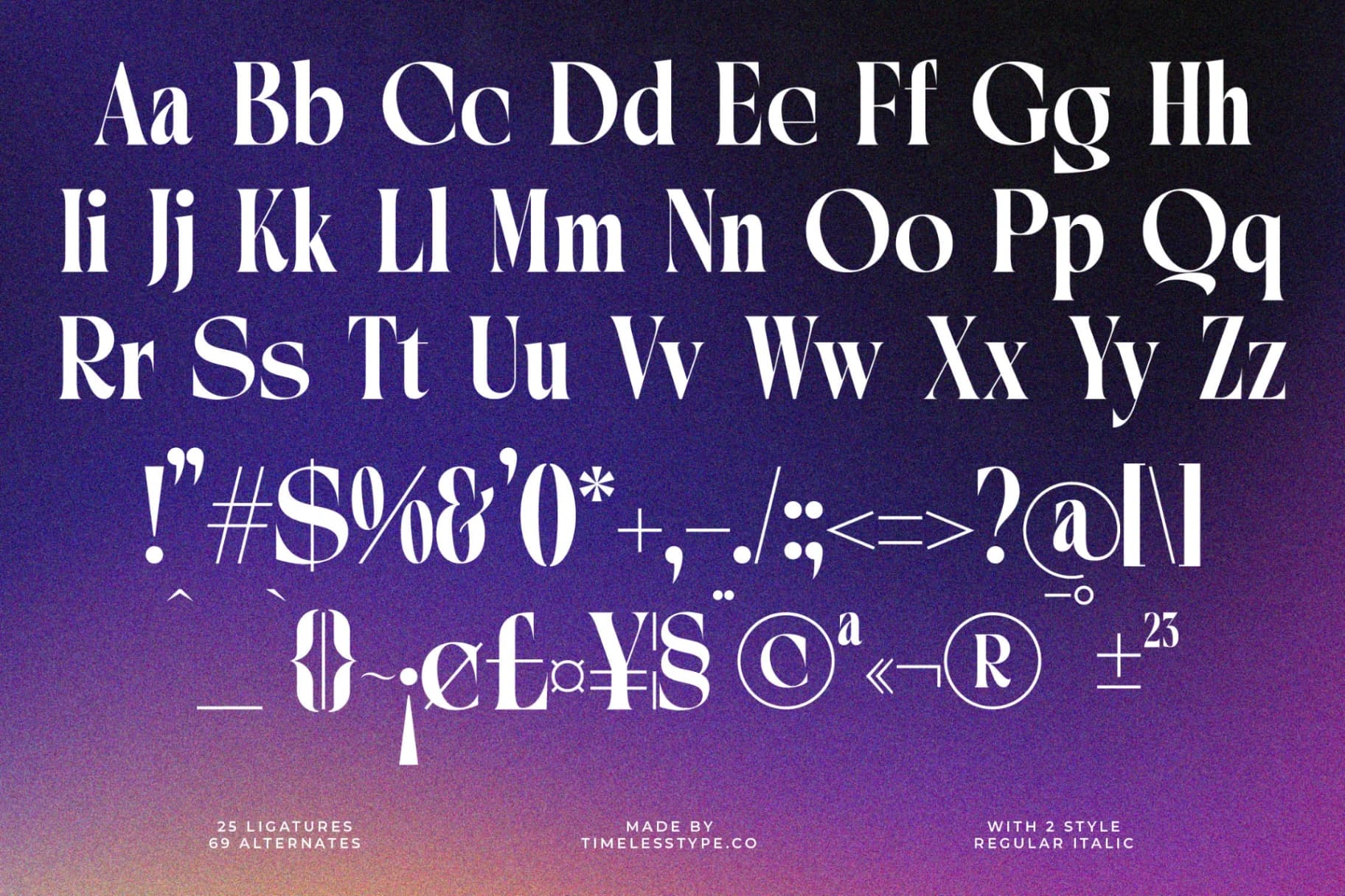 Preview 19 for Bidqse - Modern Serif Font