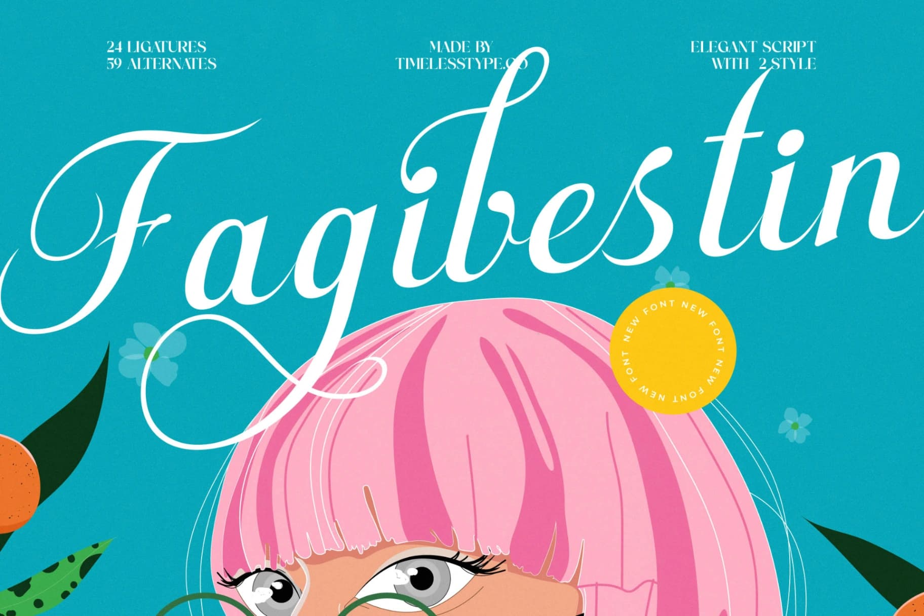 Preview 1 for Fagibestin - Elegant Script Font