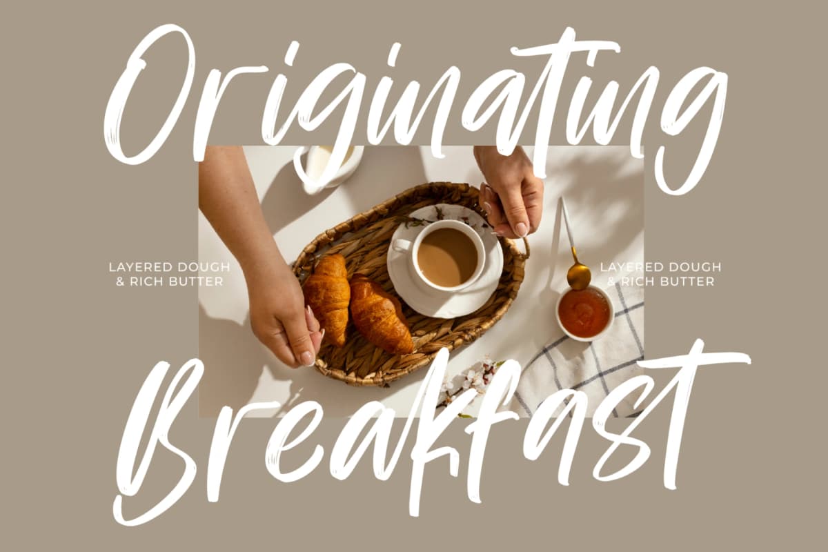 Bestovy Wisher - Modern Handbrush Font font preview 3