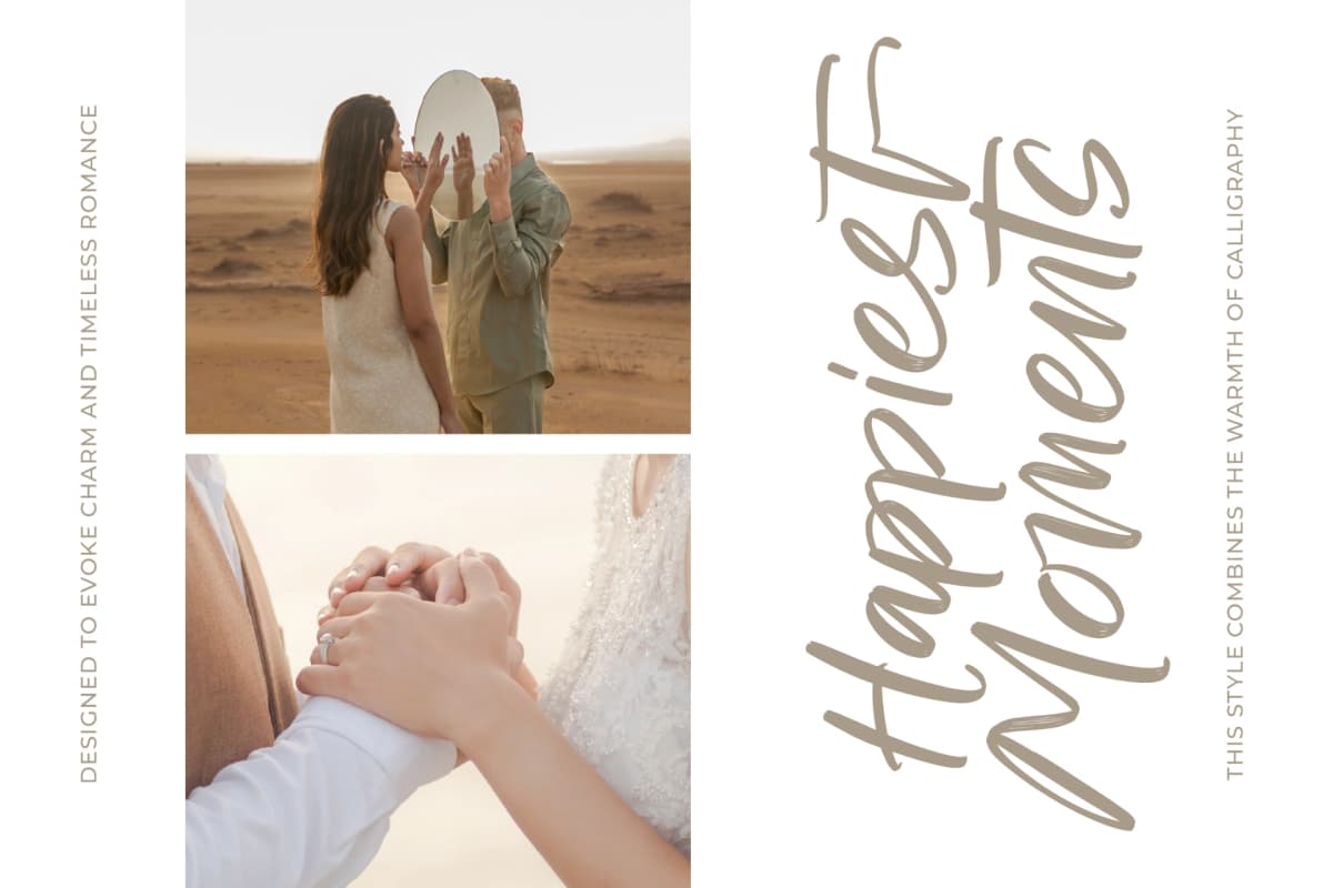 Bestovy Wisher - Modern Handbrush Font font preview 2