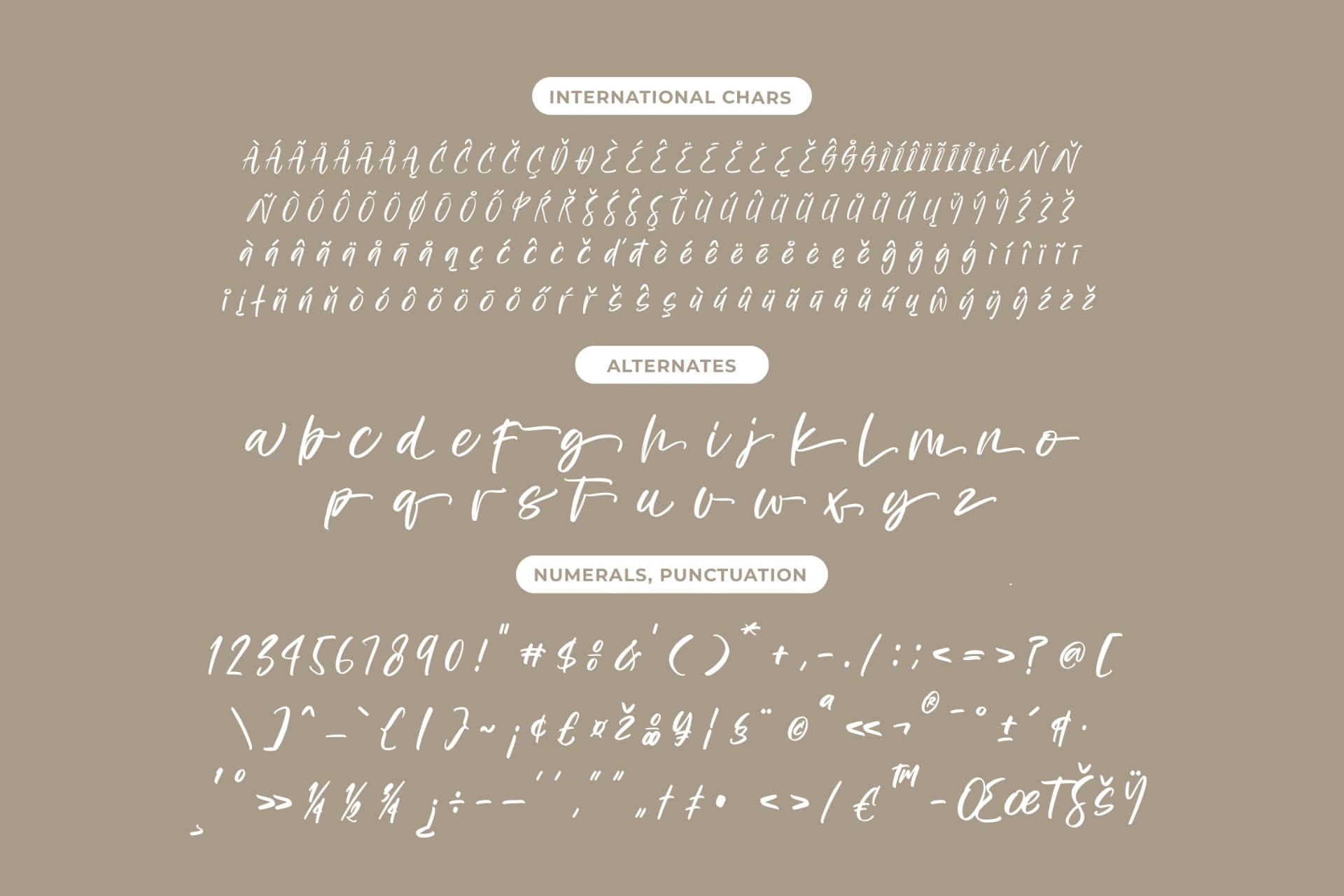 Preview 13 for Bestovy Wisher - Modern Handbrush Font