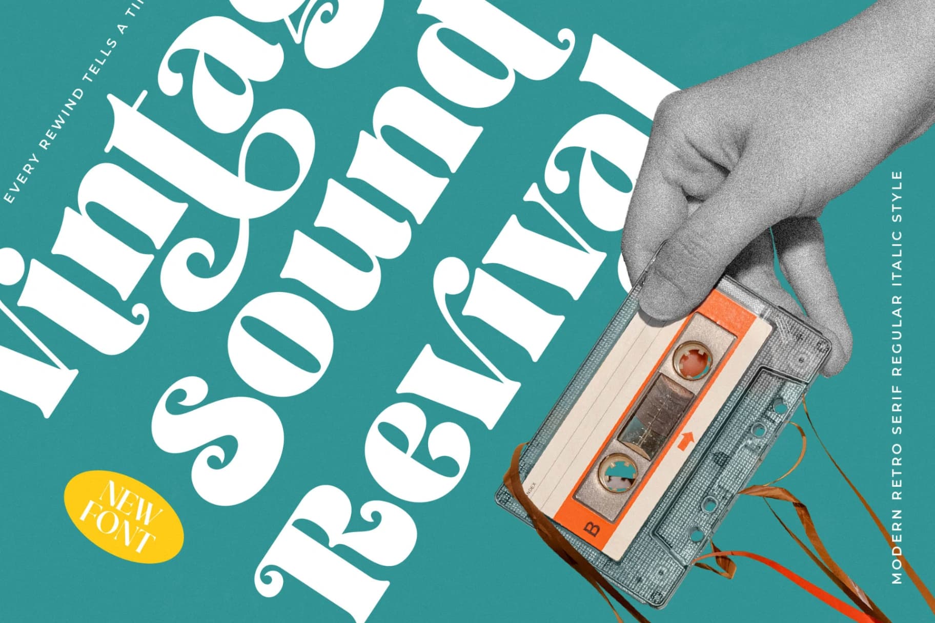 Preview 9 for Aprohite - Modern Retro Serif Font