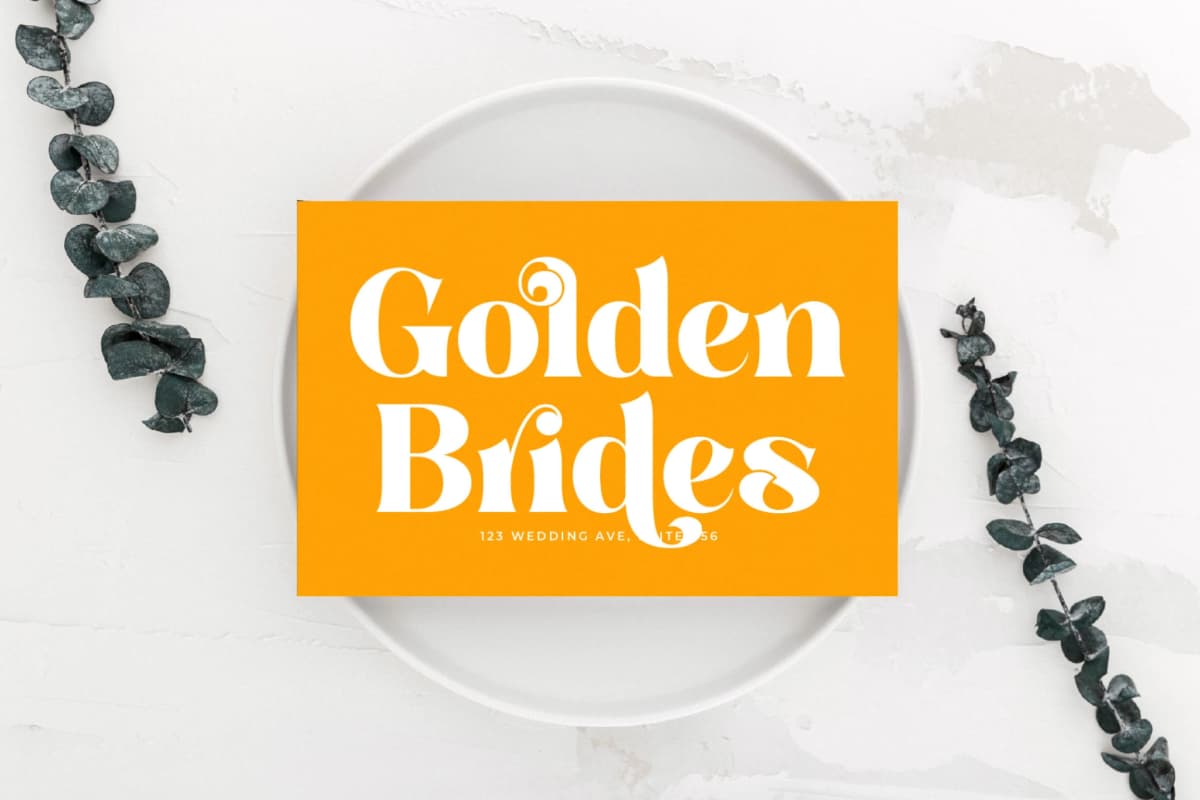 Master Gedon - Modern Bold Serif Font font preview 7