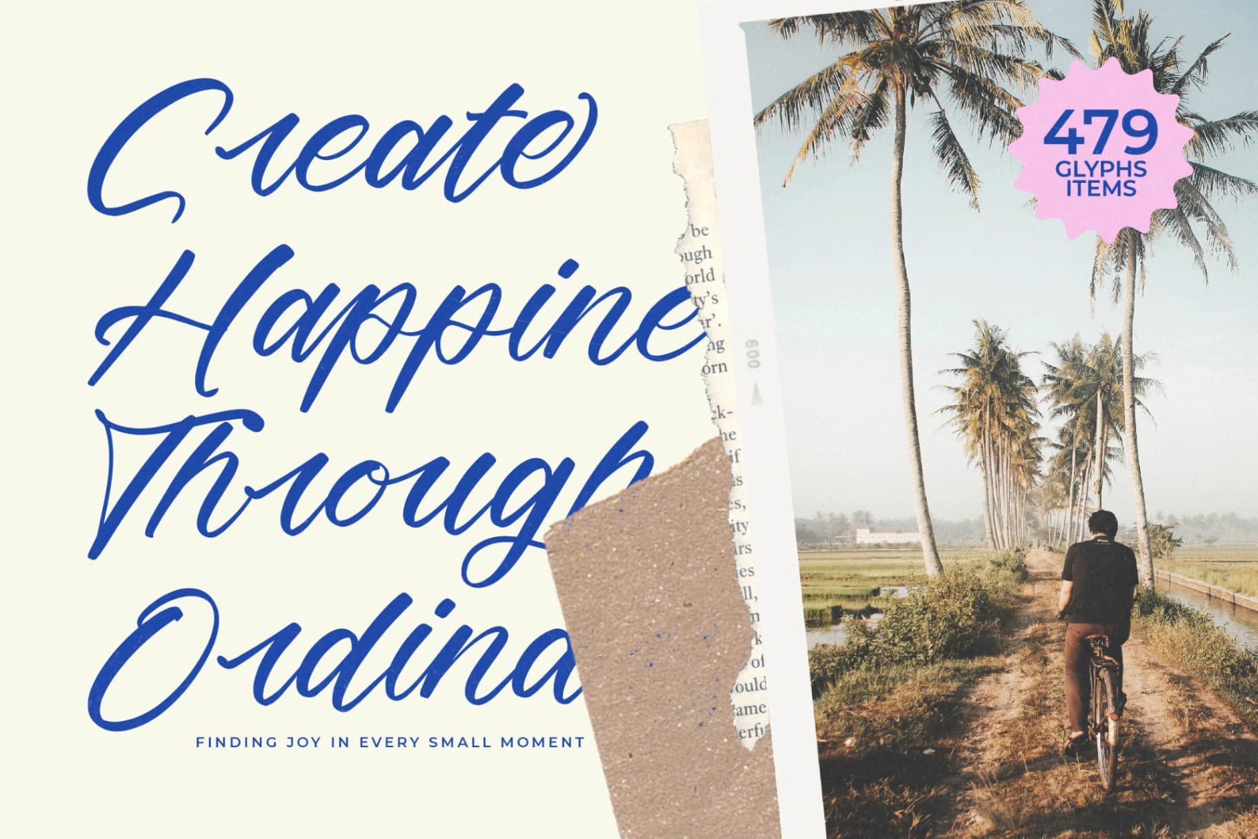 Preview 6 for Delighta - Modern Handwritten Font