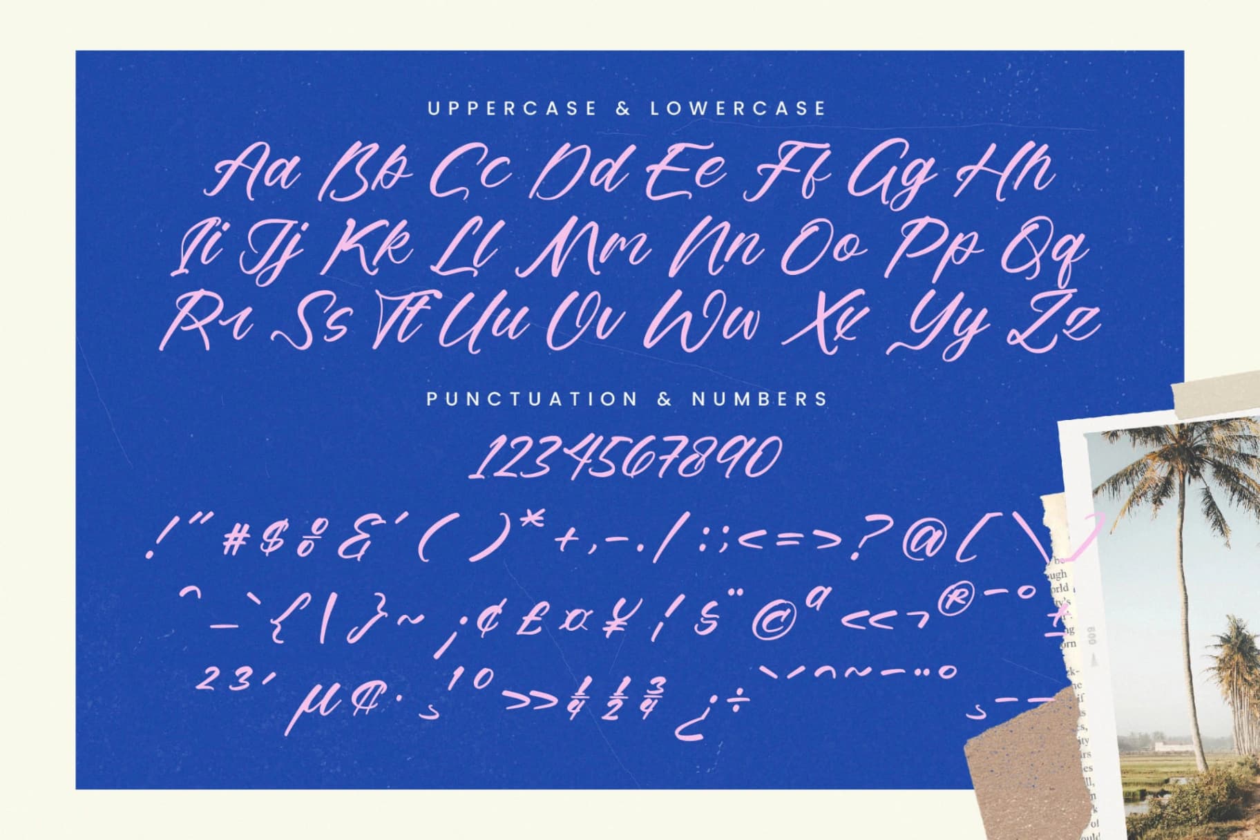 Preview 13 for Delighta - Modern Handwritten Font