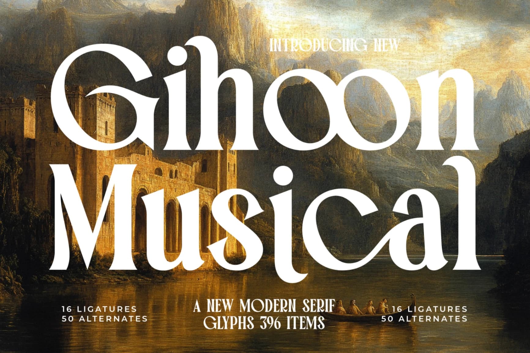 Preview 1 for Gihoon Musical - New Modern Serif Font