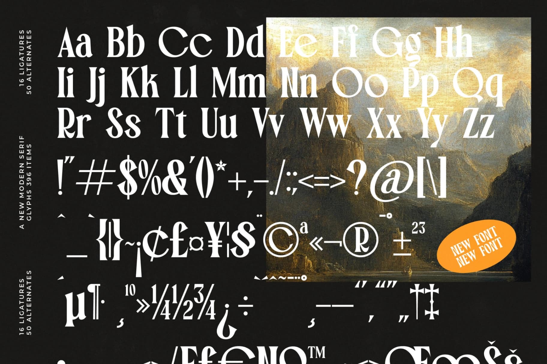 Preview 18 for Gihoon Musical - New Modern Serif Font