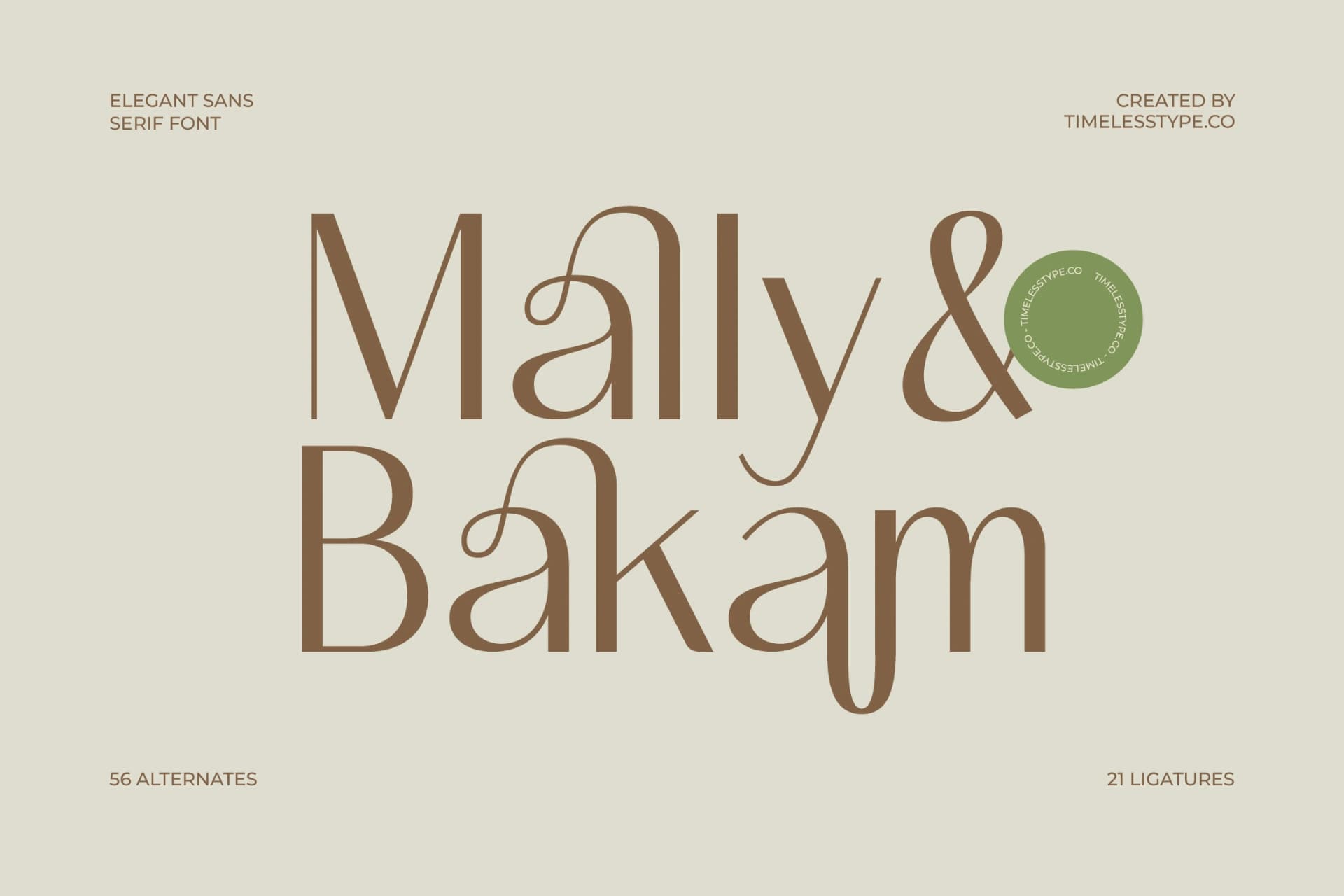 Preview 15 for Mozani - Elegant Sans Serif Font