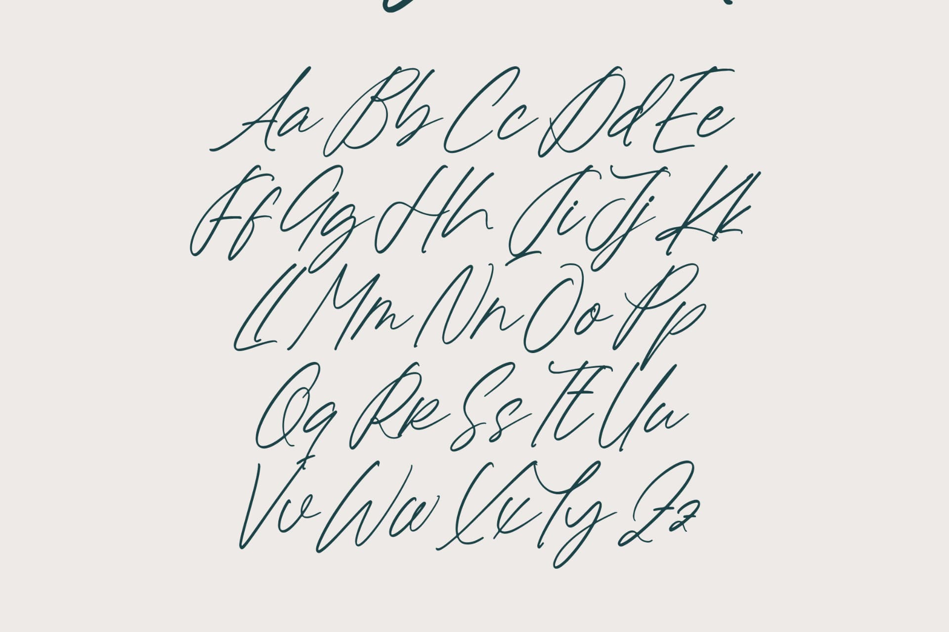 Preview 11 for Charitty Battera - Handwritten Ink Font