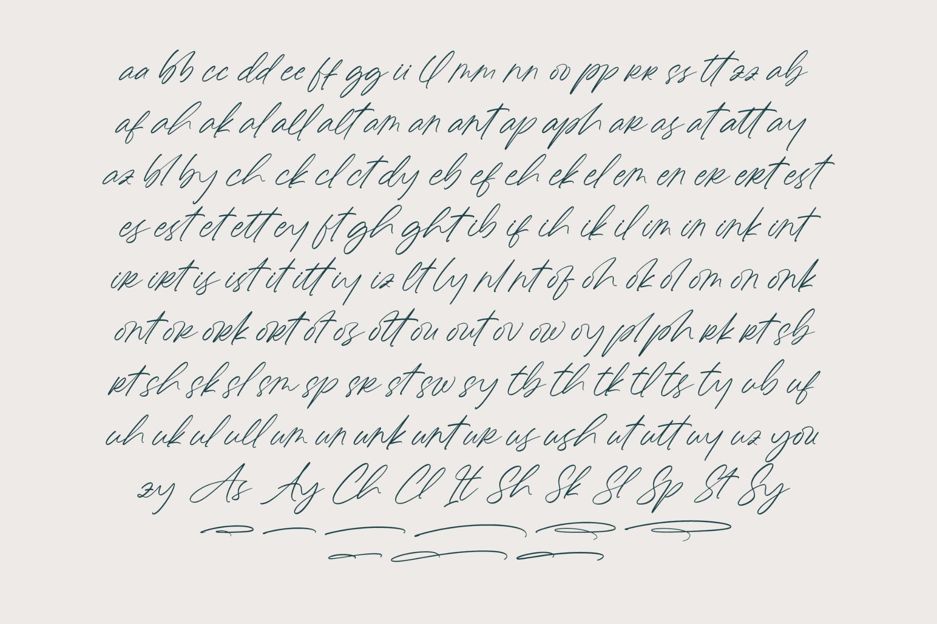 Preview 9 for Charitty Battera - Handwritten Ink Font
