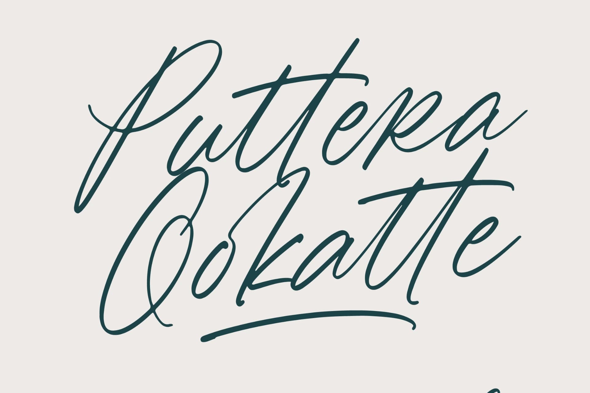 Preview 3 for Charitty Battera - Handwritten Ink Font