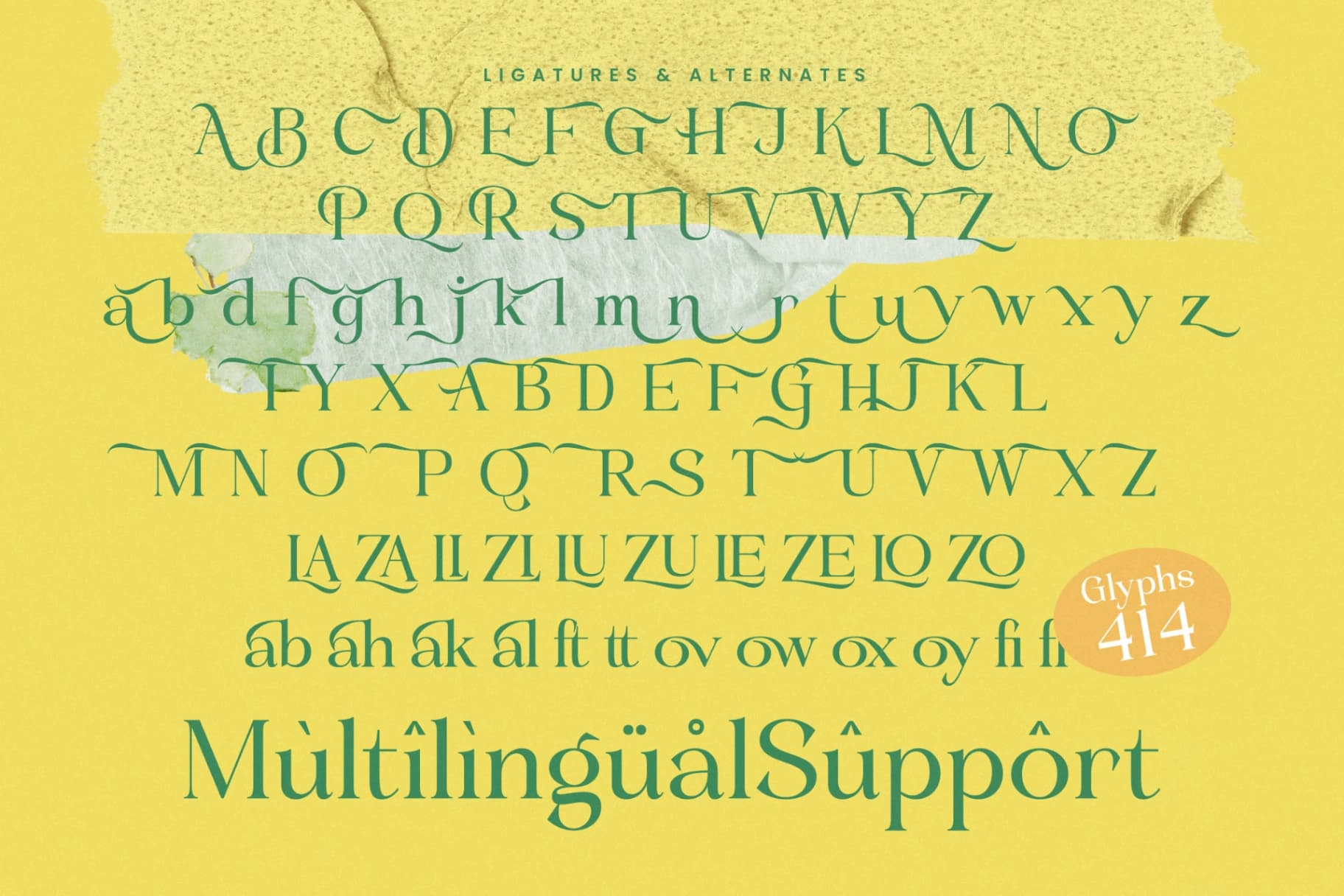 Preview 19 for Blush Honey - Modern Alternate Serif Font