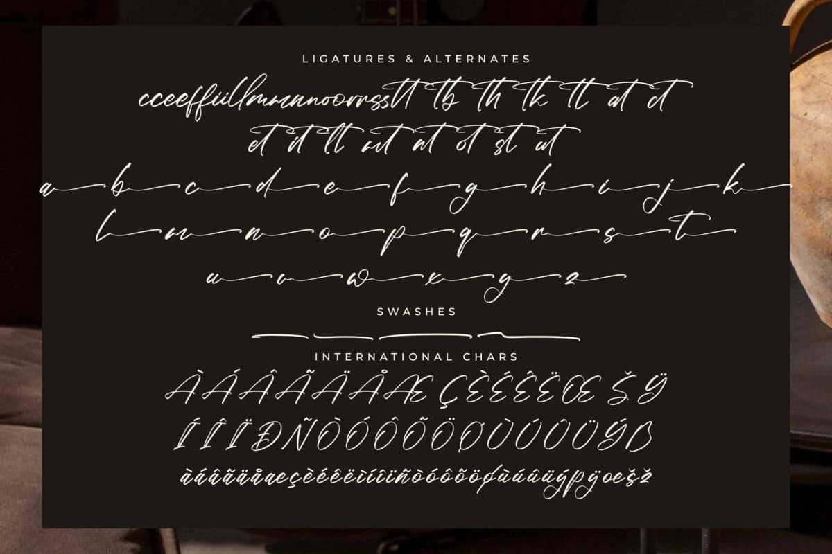 Preview 14 for Preston Smith – Modern Handwritten Font