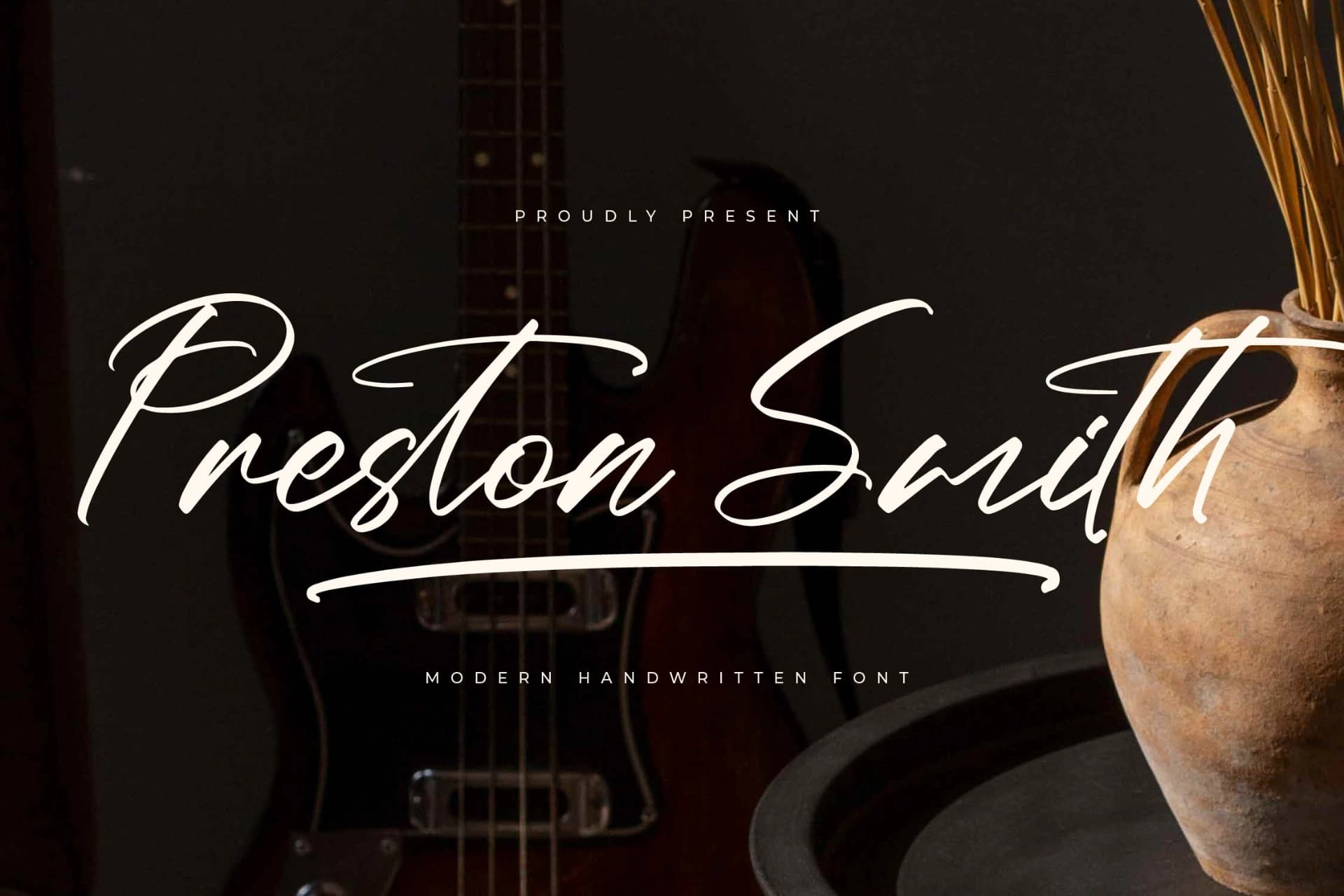 Preview of Preston Smith – Modern Handwritten Font font