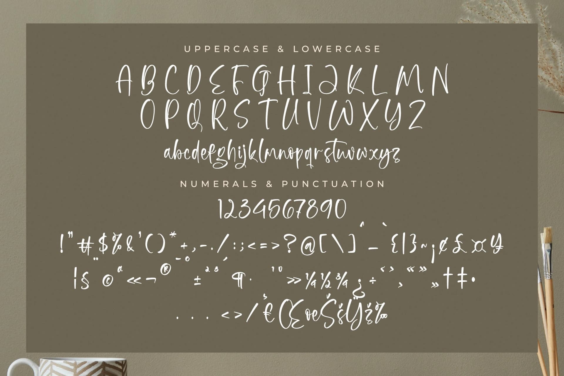 Preview 13 for Mystical Sunlight – Modern Handwritten Font