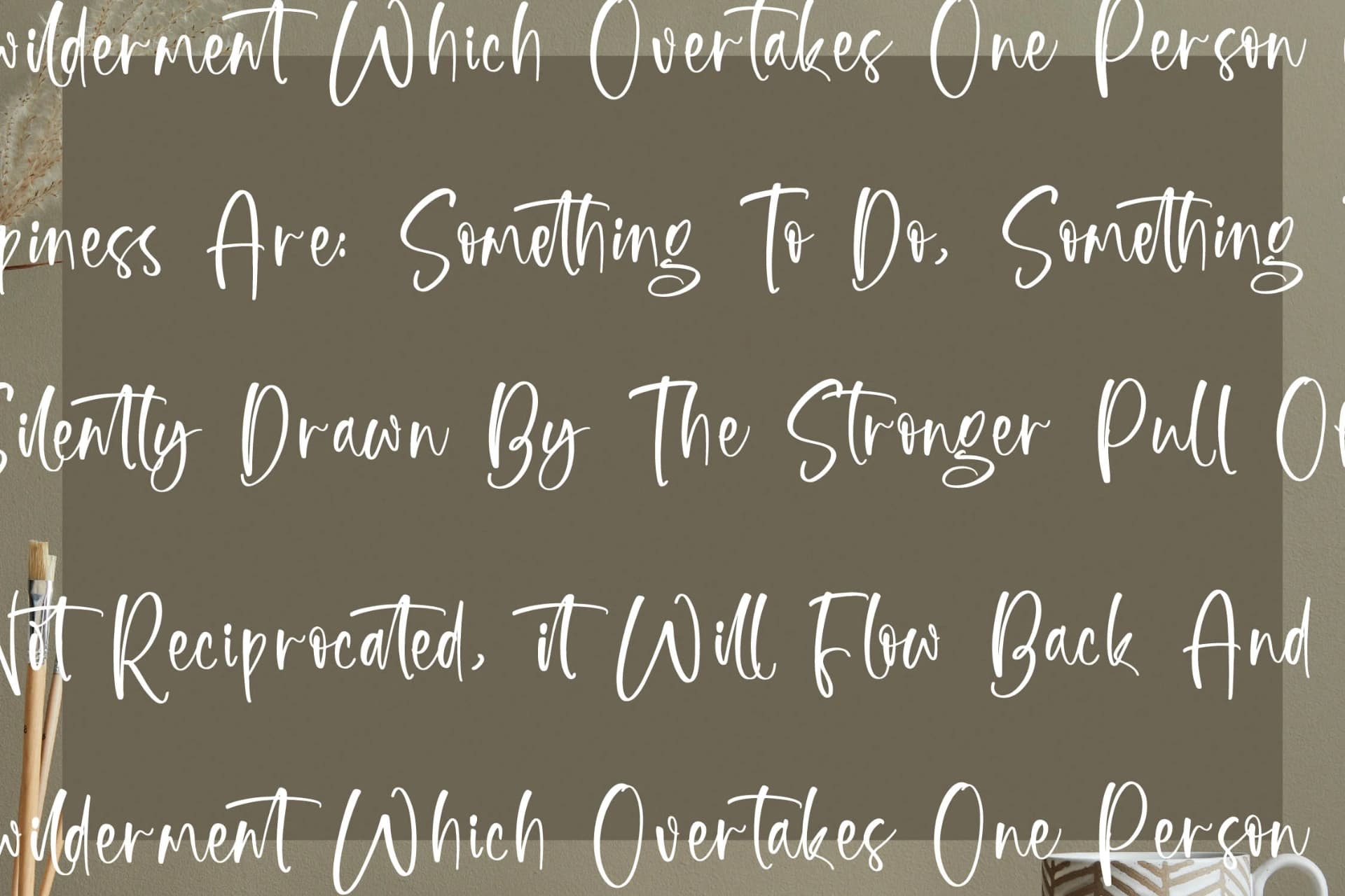 Preview 9 for Mystical Sunlight – Modern Handwritten Font