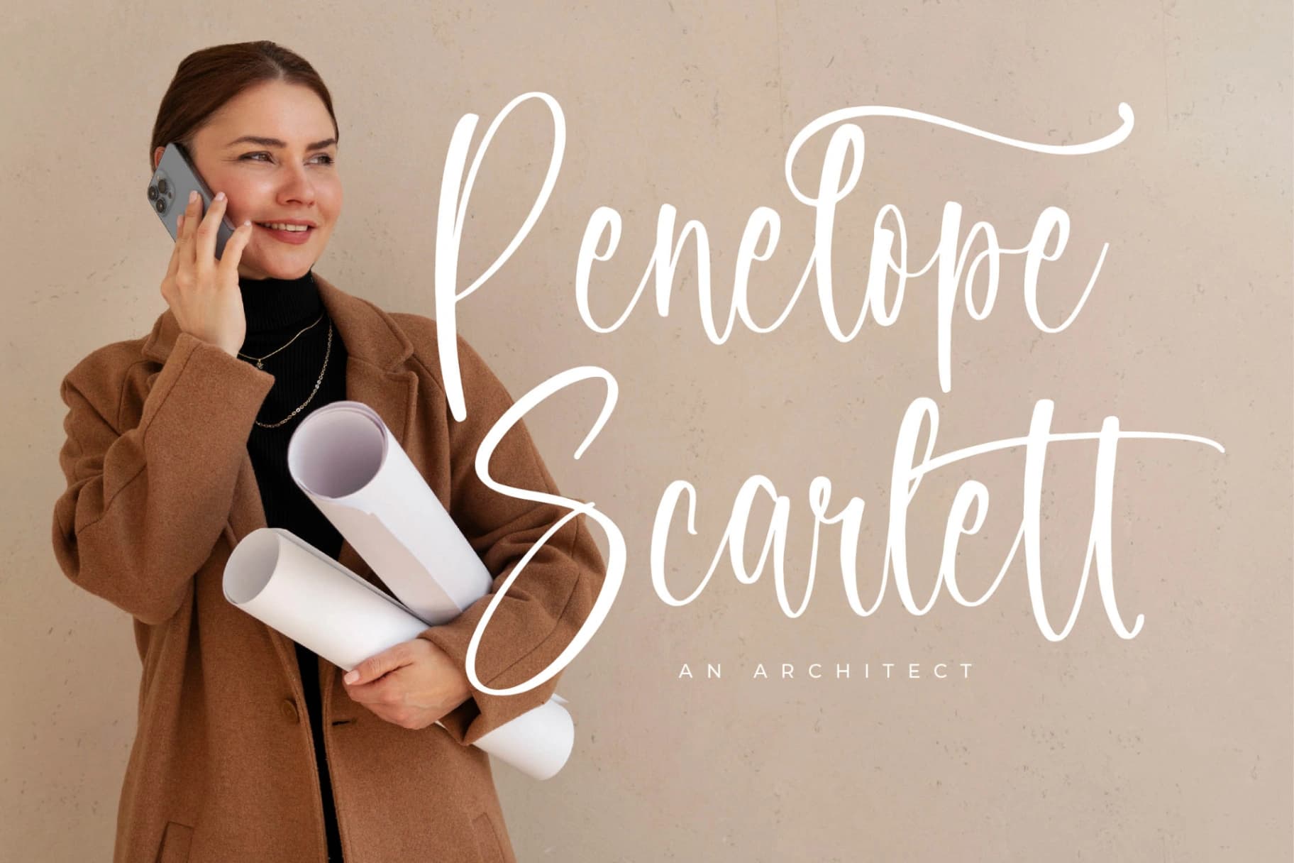 Preview 3 for Satherly – Modern Handwritten Font