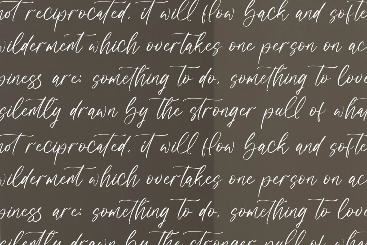 Prostlande – Modern Handwritten Script font preview 9