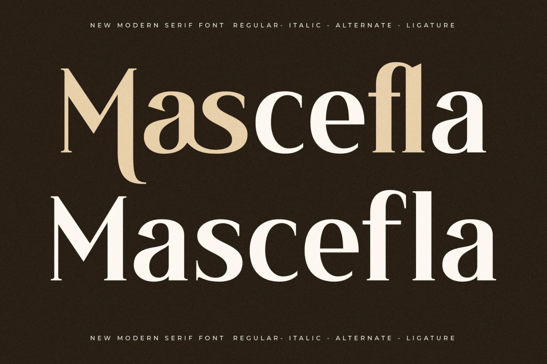 Preview 8 for Mascefla – New Modern Serif Font