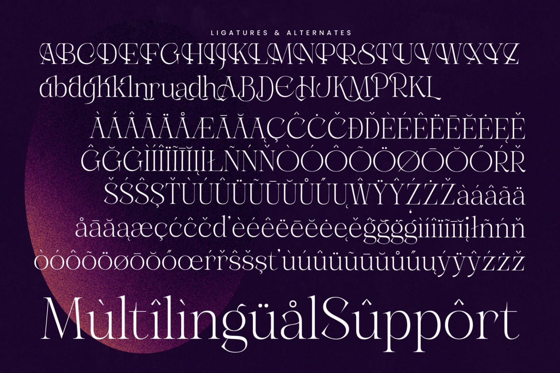 Preview 19 for Gravite Elevaty - Modern Display Serif Font