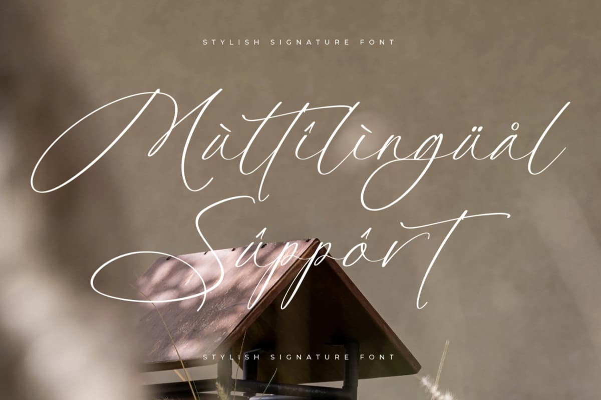 Platimye – Stylish Signature Font font preview 12