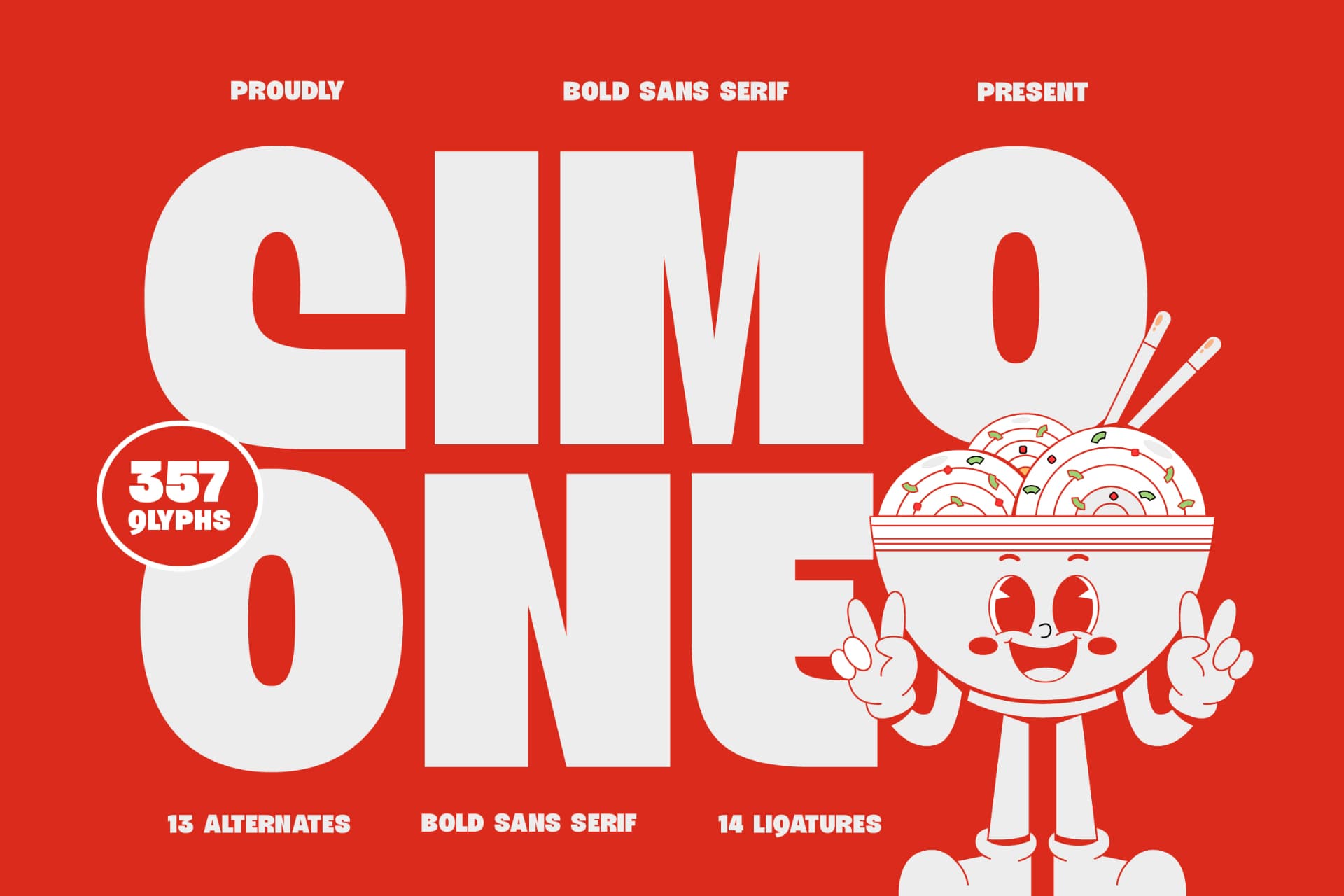 Preview of Cimo One - Bold Sans Serif Font font