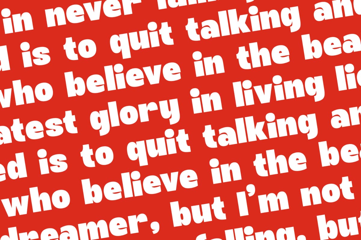 Cimo One - Bold Sans Serif Font font preview 17