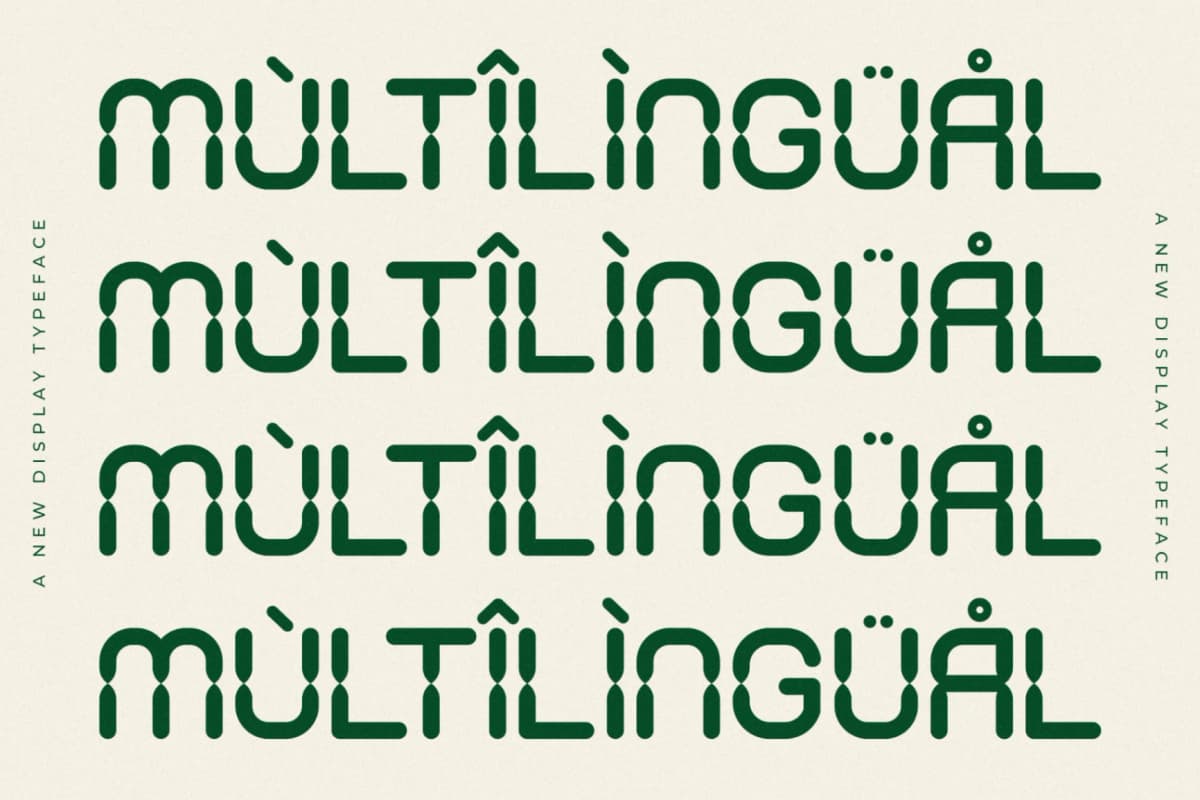 Normens – New Display Typeface font preview 11
