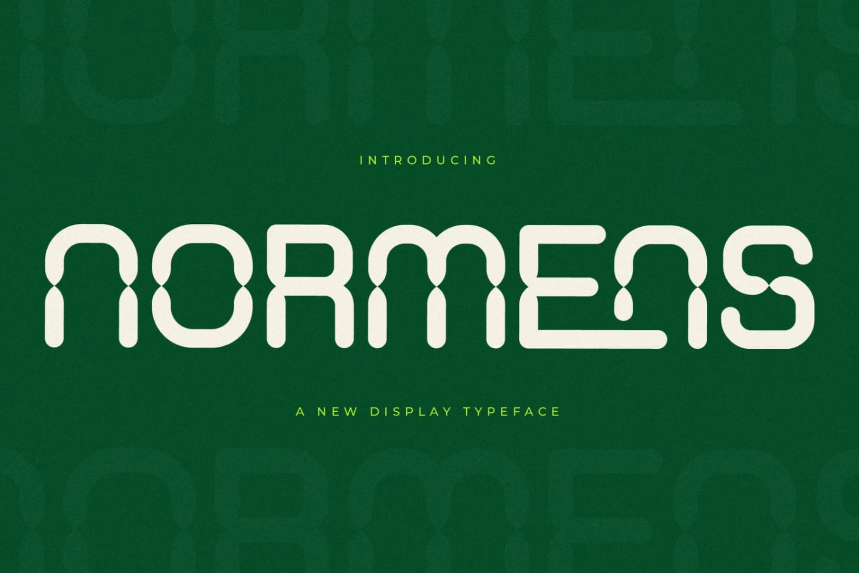 Preview of Normens – New Display Typeface font