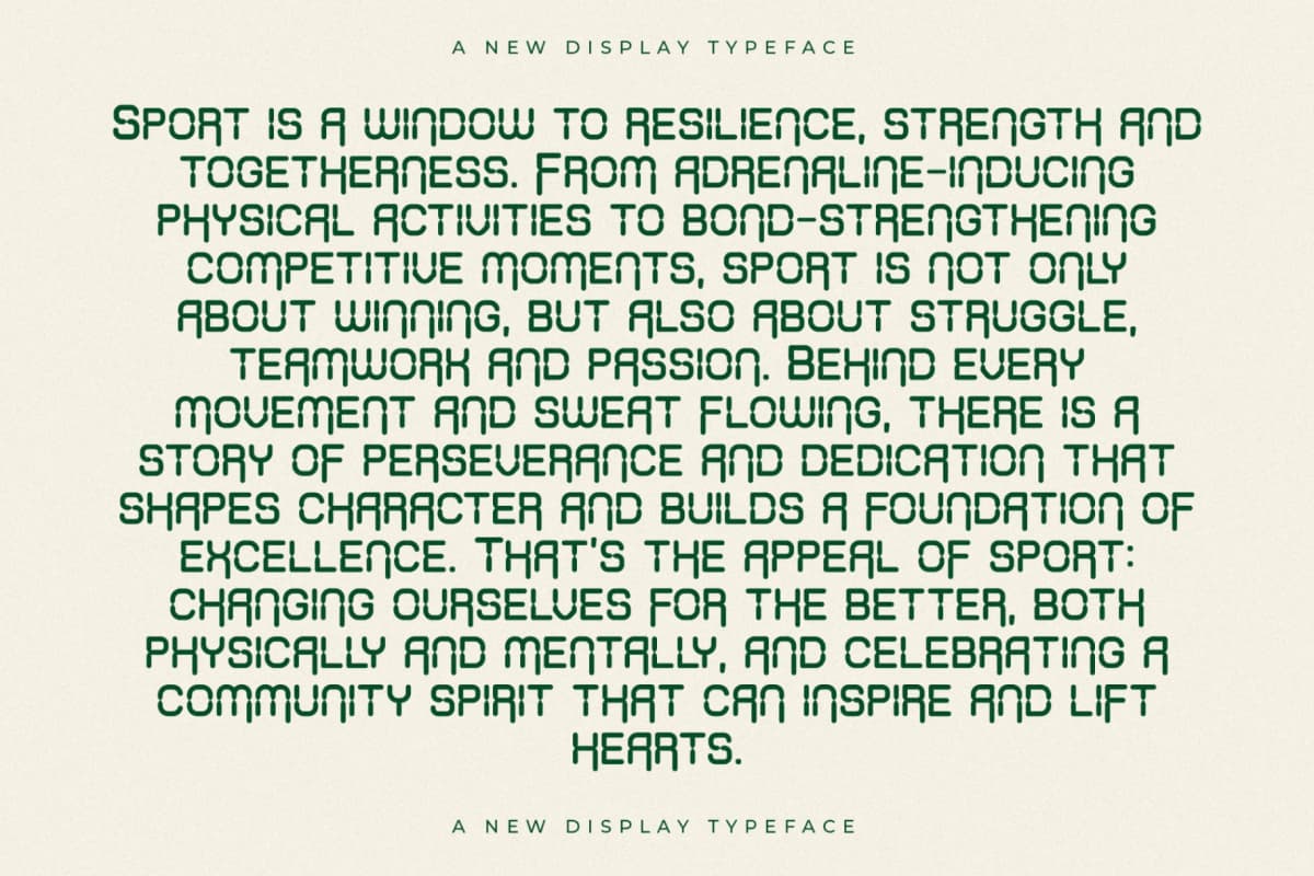 Normens – New Display Typeface font preview 8