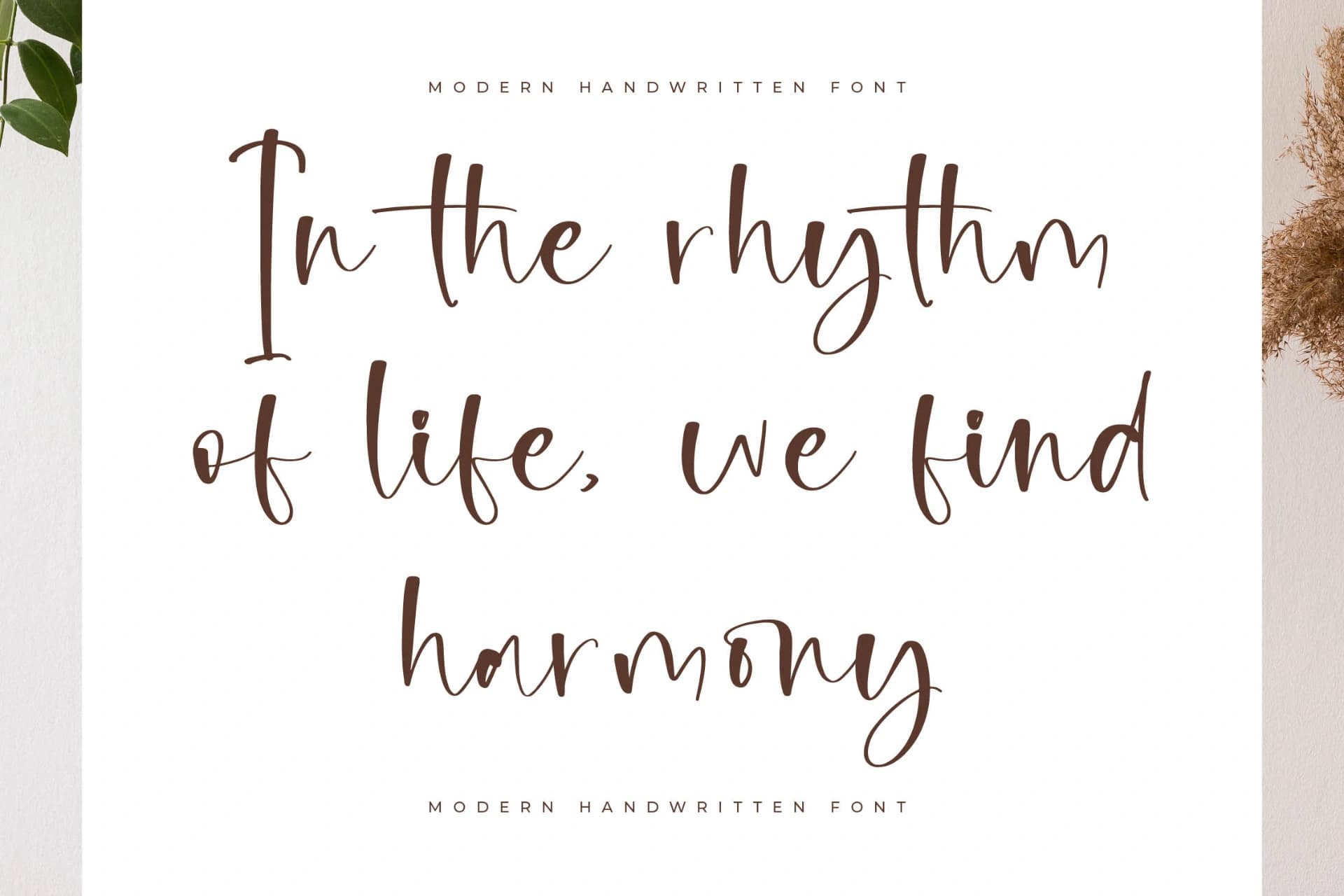 Preview 5 for Megchaty – Modern Handwritten Font