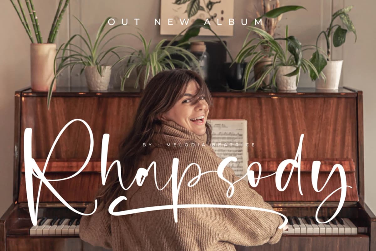 Preview 6 for Megchaty – Modern Handwritten Font