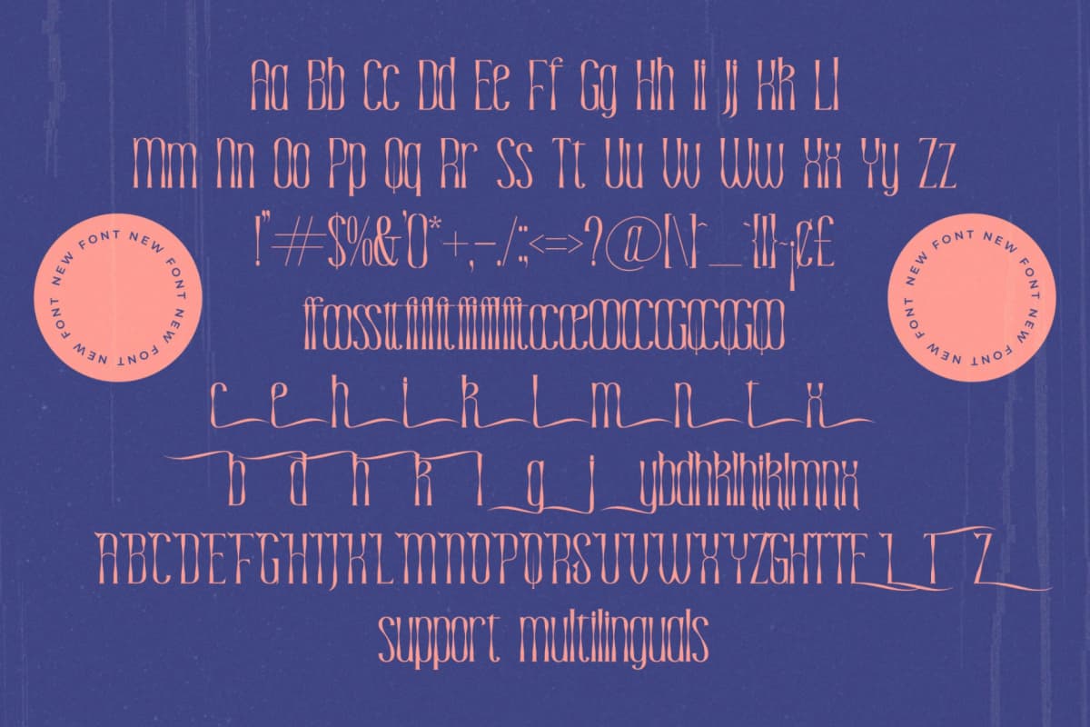 Medkight - Serif Display Font font preview 13
