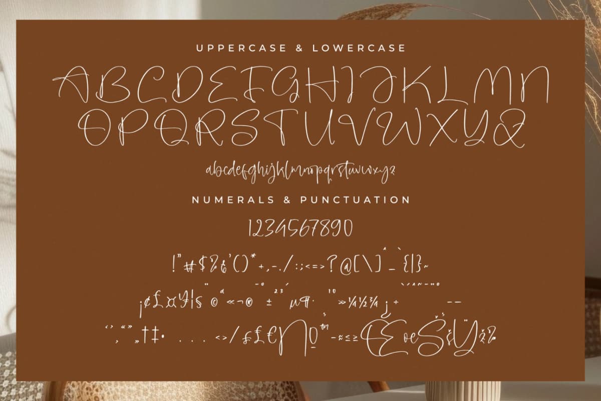 Preview 13 for Amberony – Modern Handwritten Font