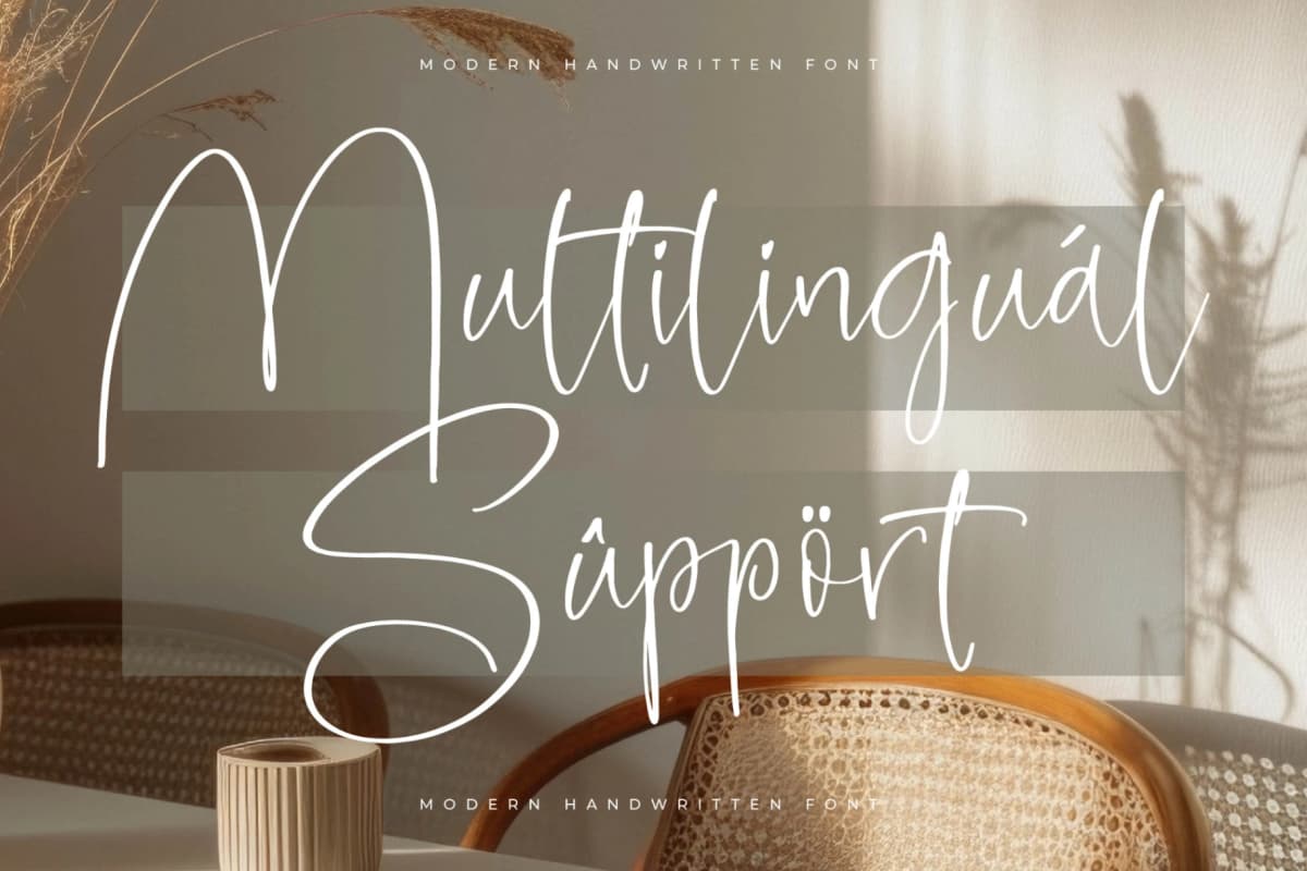 Preview 12 for Amberony – Modern Handwritten Font