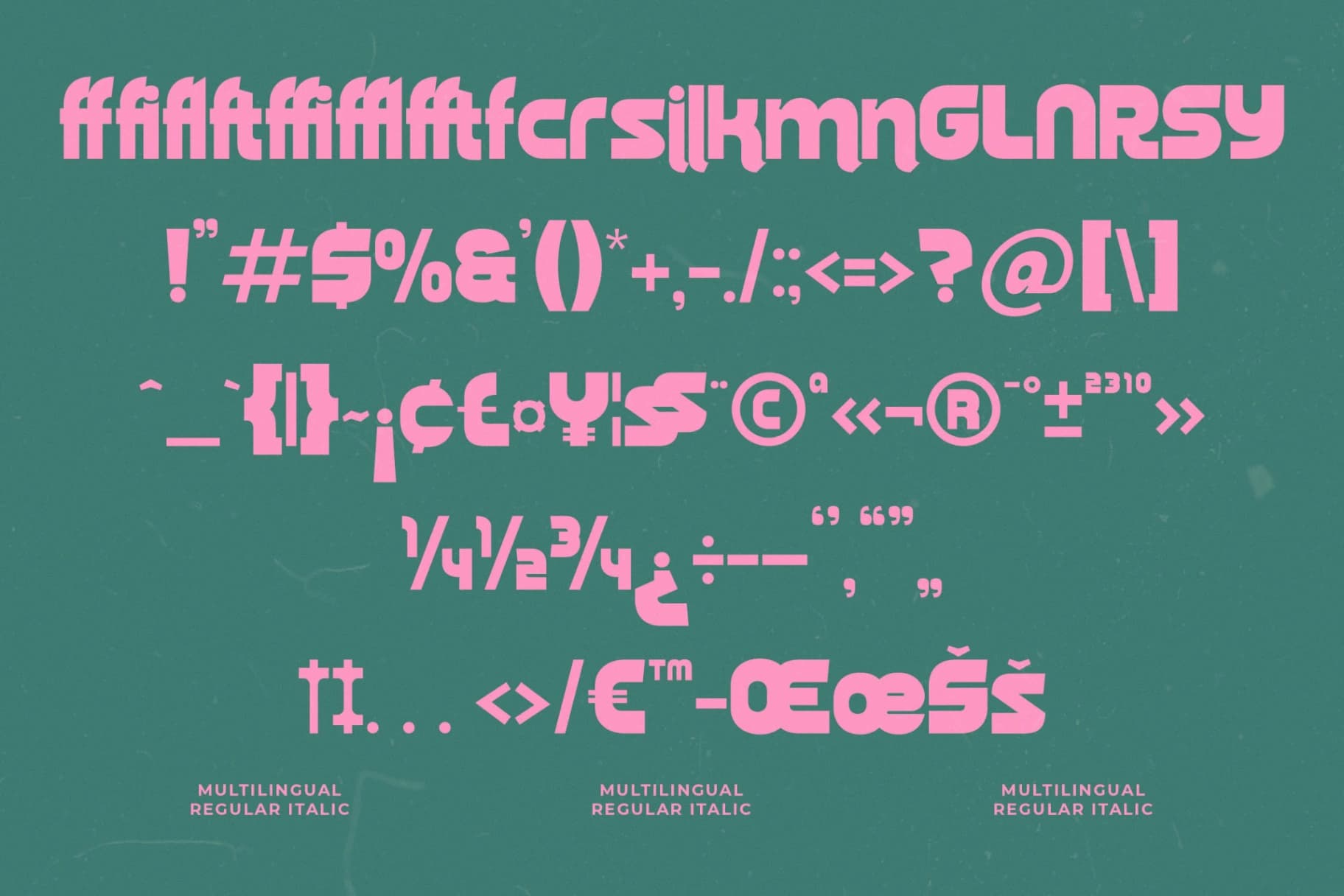 Preview 15 for Grand Nights - Modern Retro Sans Serif
