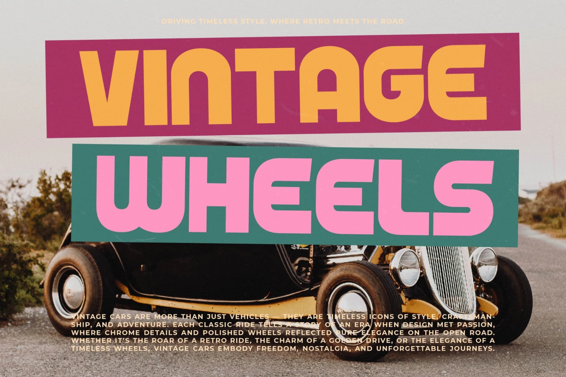 Preview 6 for Grand Nights - Modern Retro Sans Serif