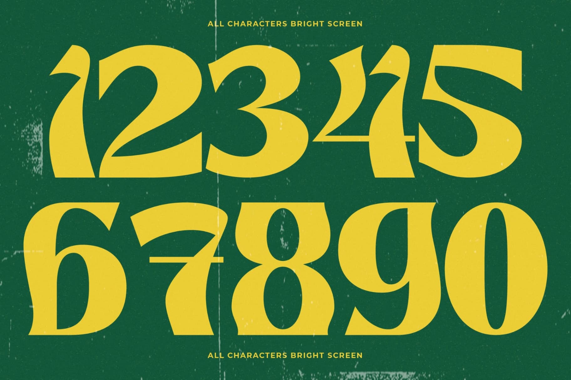 Preview 8 for Bright Screen - Modern Display Font
