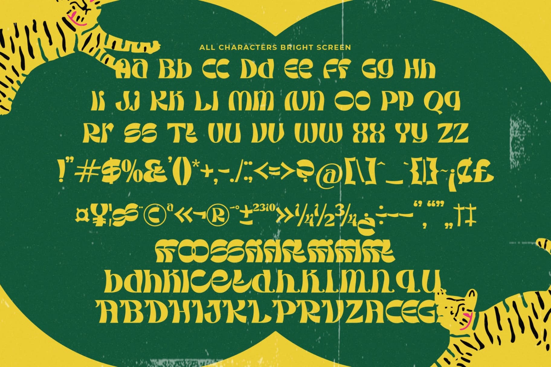 Preview 15 for Bright Screen - Modern Display Font