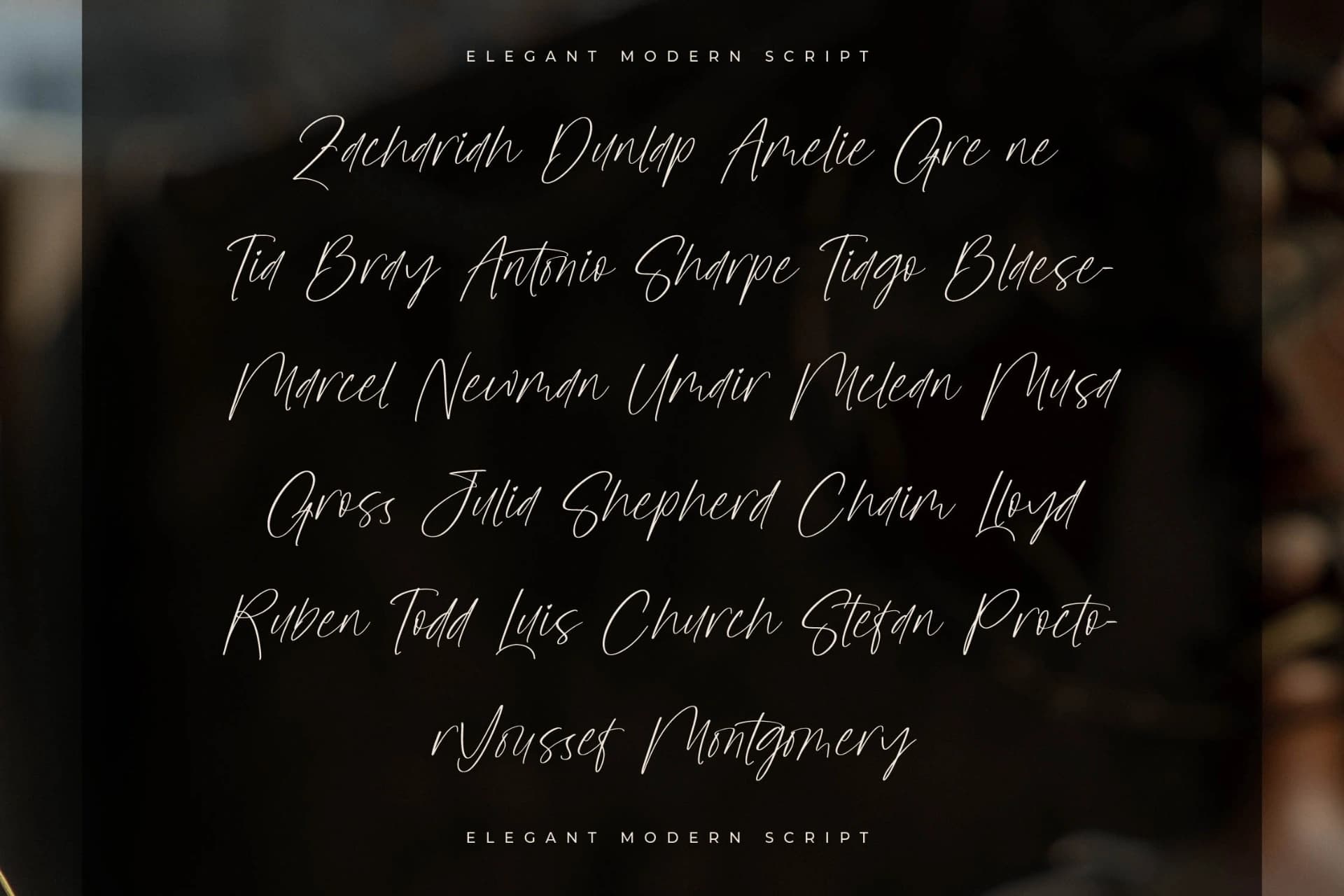 Preview 9 for Sanetury Grethan – Elegant Modern Script