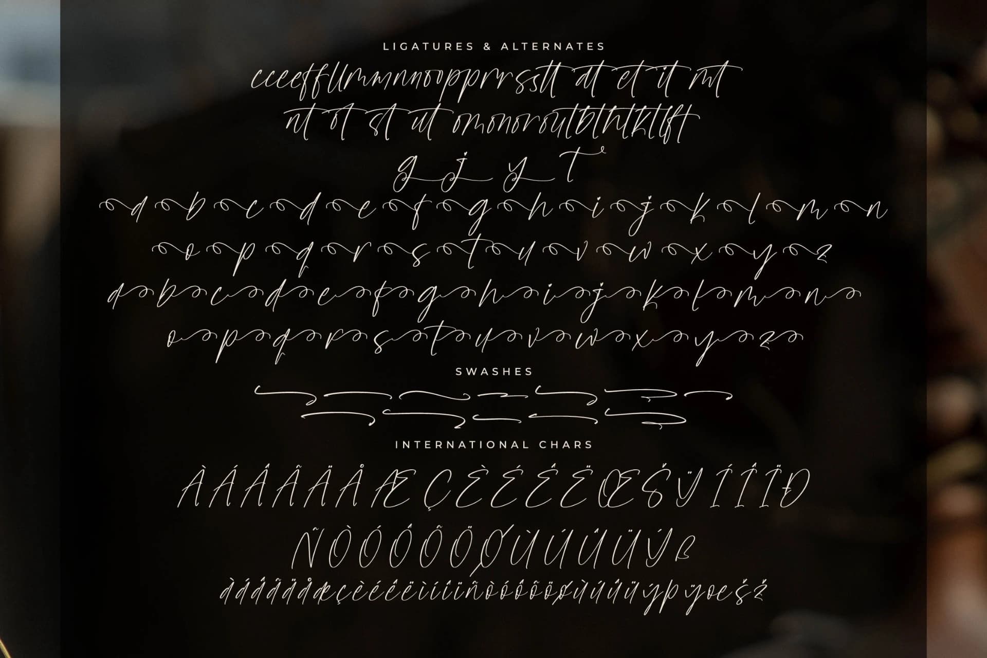 Preview 14 for Sanetury Grethan – Elegant Modern Script