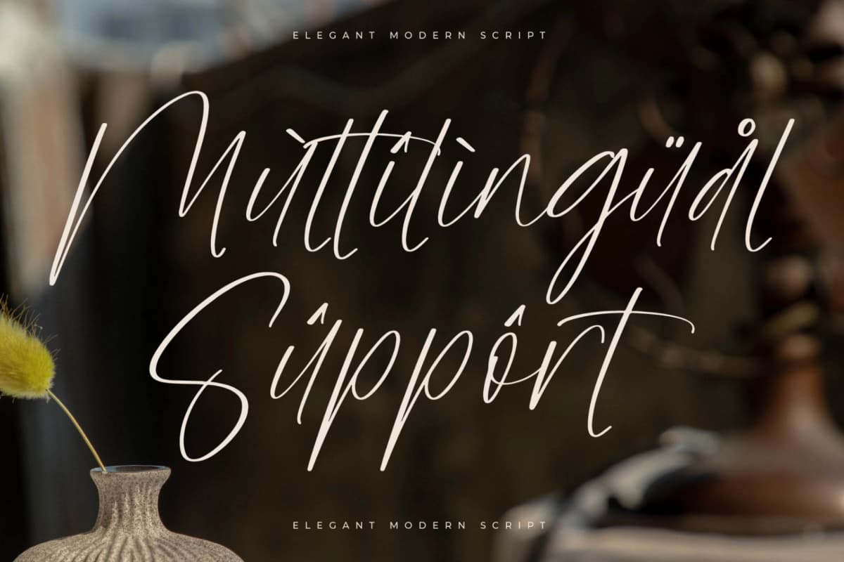 Preview 12 for Sanetury Grethan – Elegant Modern Script