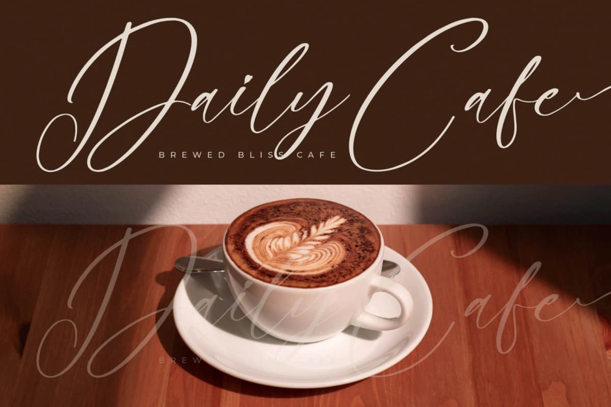 Preview 4 for Brittany Glostime – Beauty Calligraphy Font