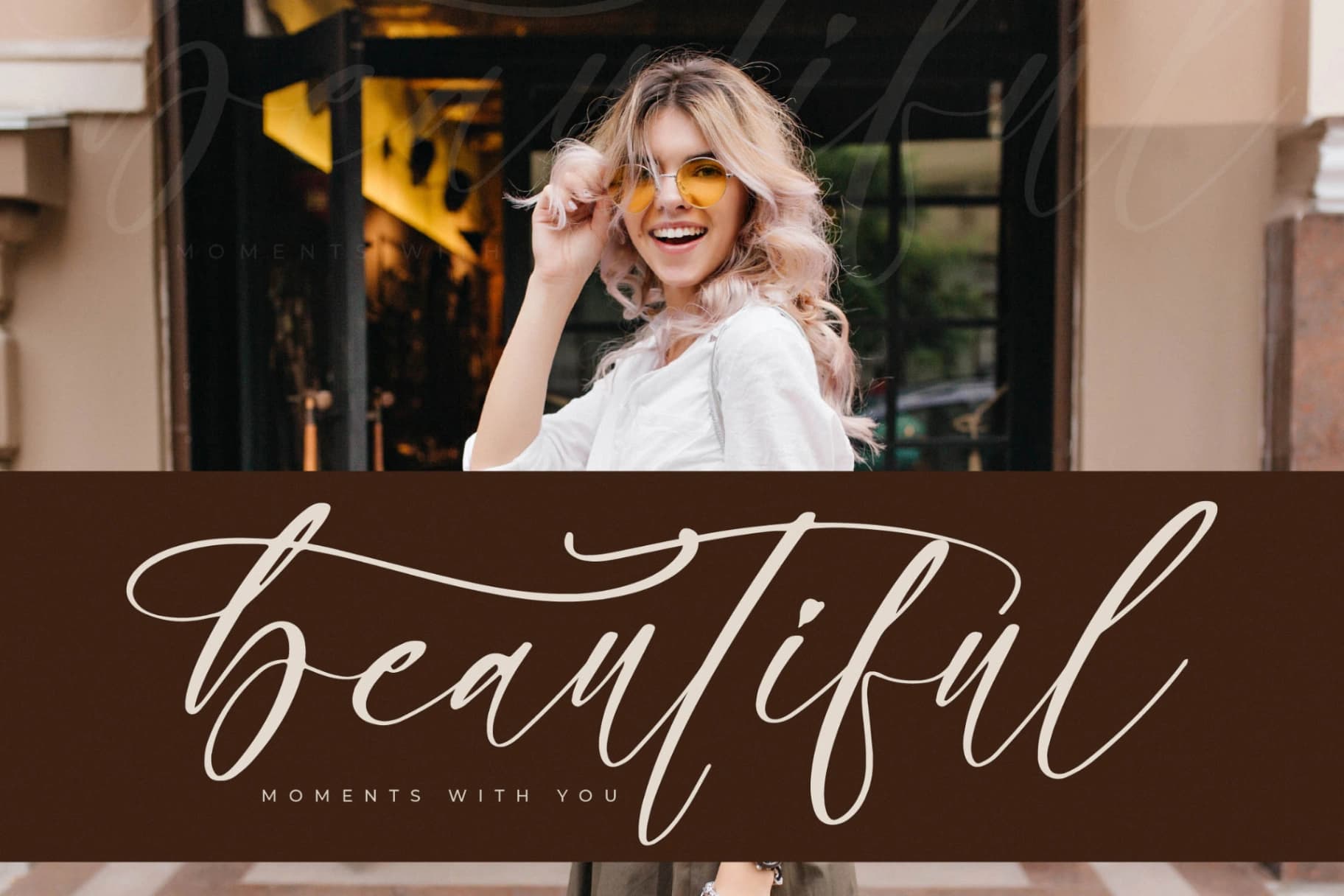 Preview 8 for Brittany Glostime – Beauty Calligraphy Font
