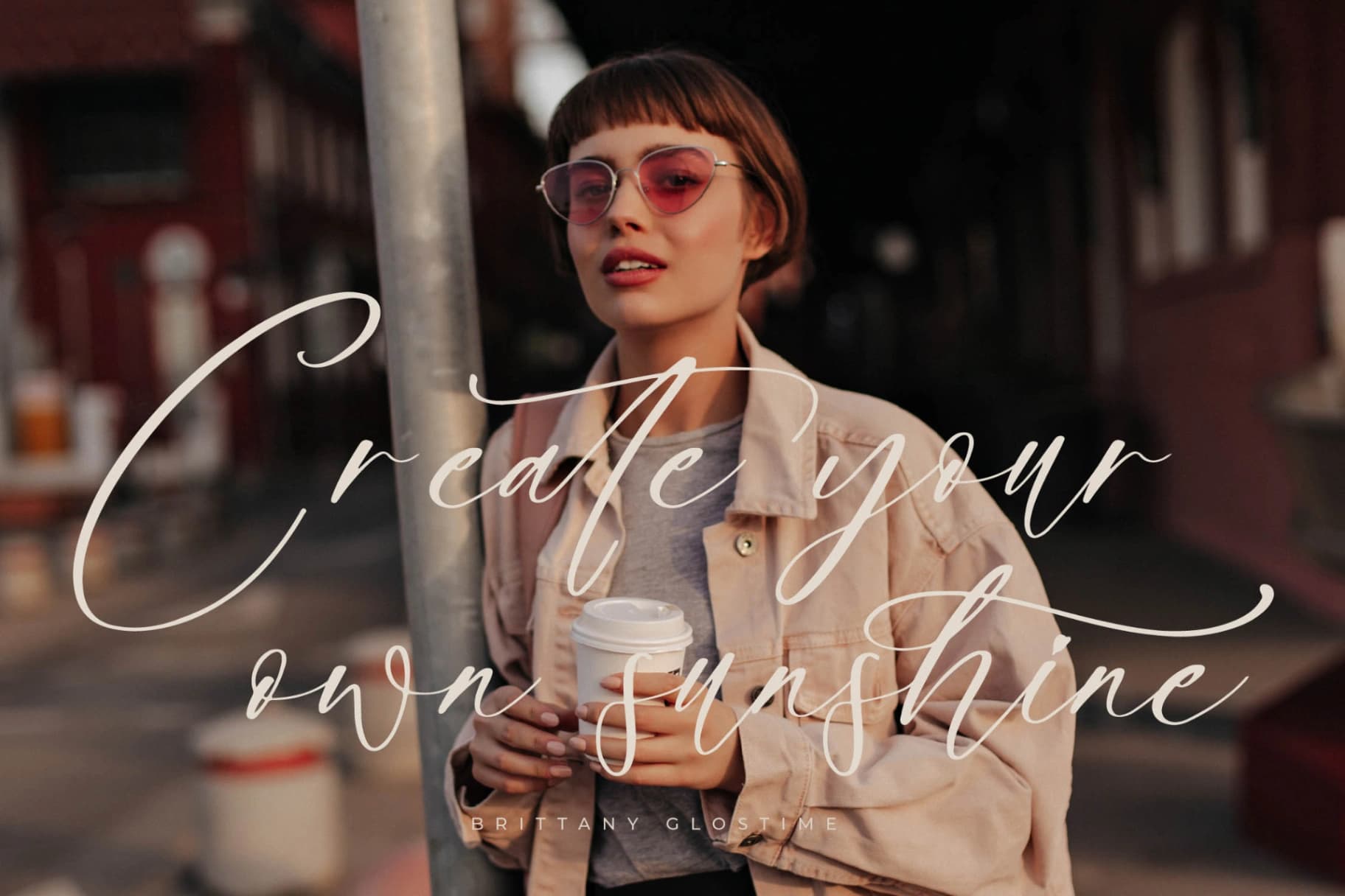 Preview 11 for Brittany Glostime – Beauty Calligraphy Font