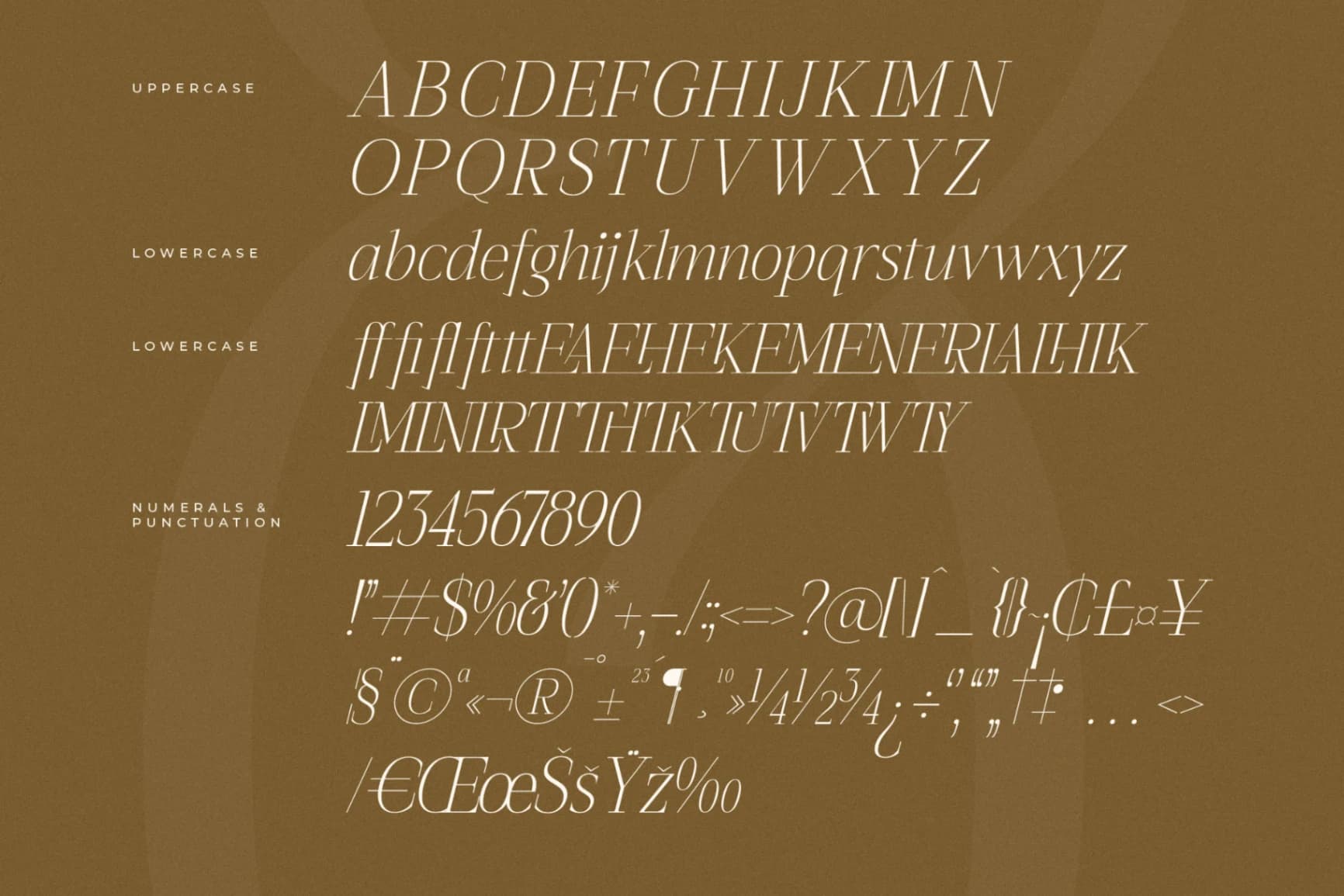 Preview 14 for Seraphine – Modern Font Serif