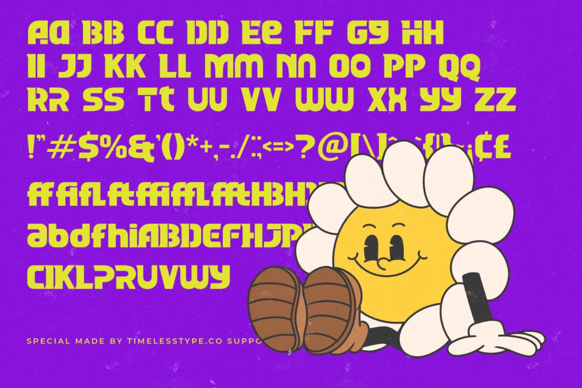 Mafteis - Modern Display Sans Serif font preview 15